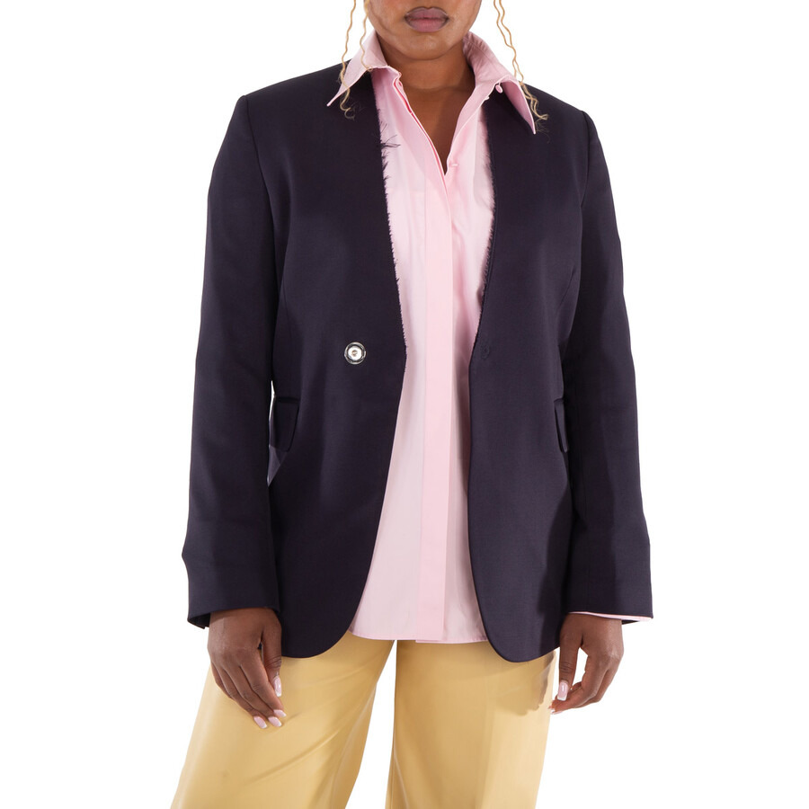 Mm6 Maison Margiela Collarless Jacket - 3