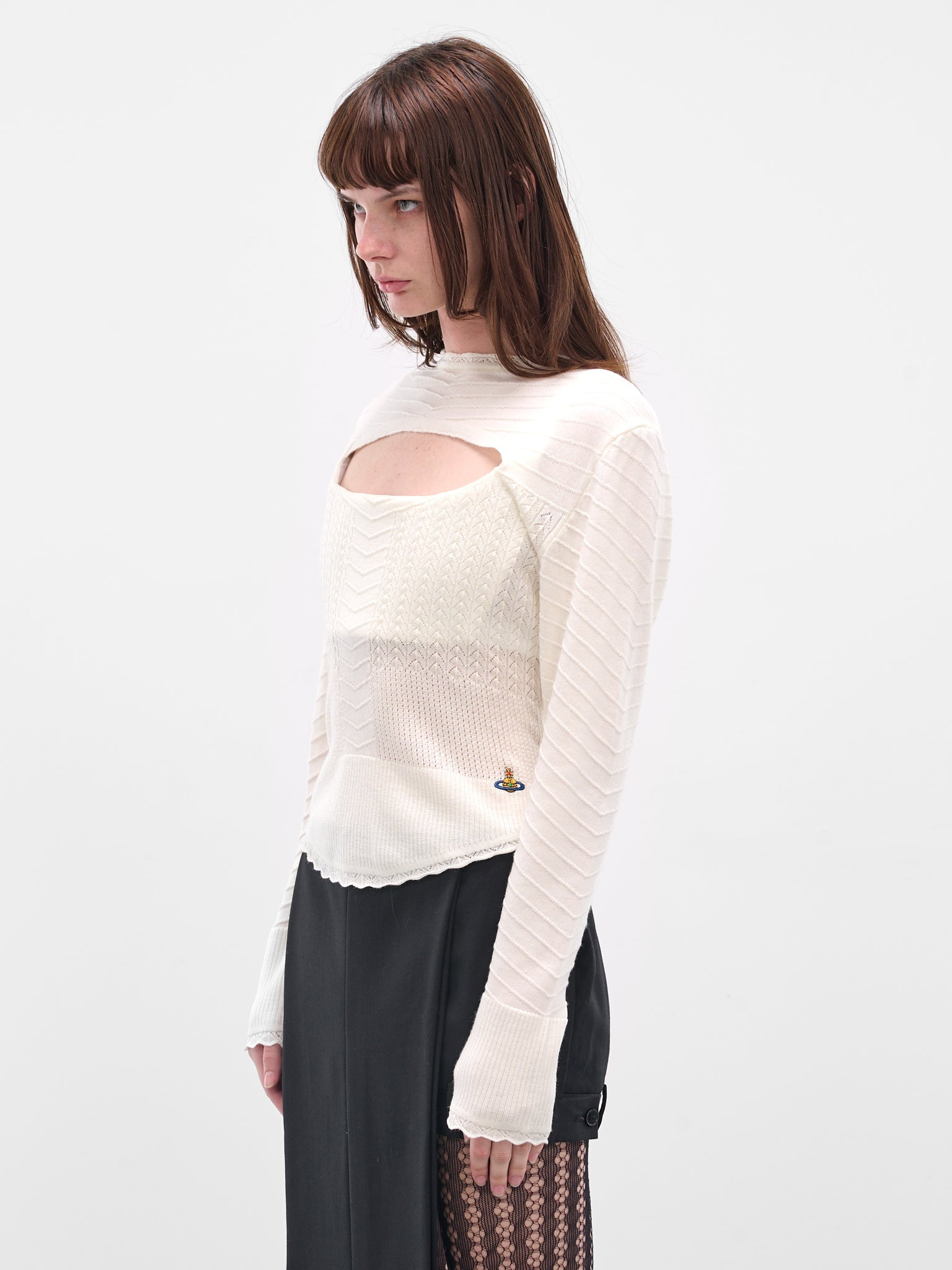 White Maria Corset Top - 2