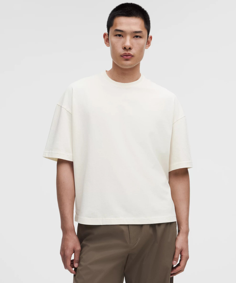 Heavyweight Cotton Jersey Boxy T-Shirt *Wash 1