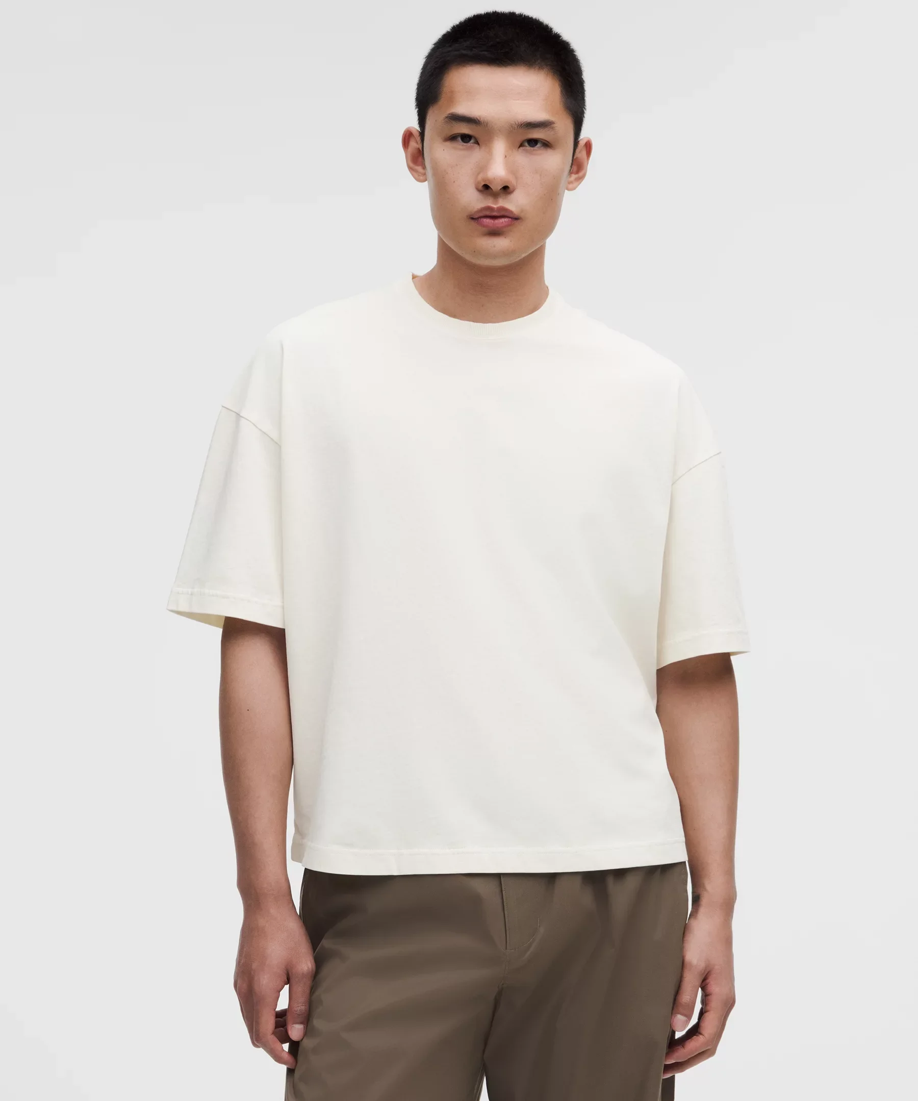 Heavyweight Cotton Jersey Boxy T-Shirt *Wash - 1