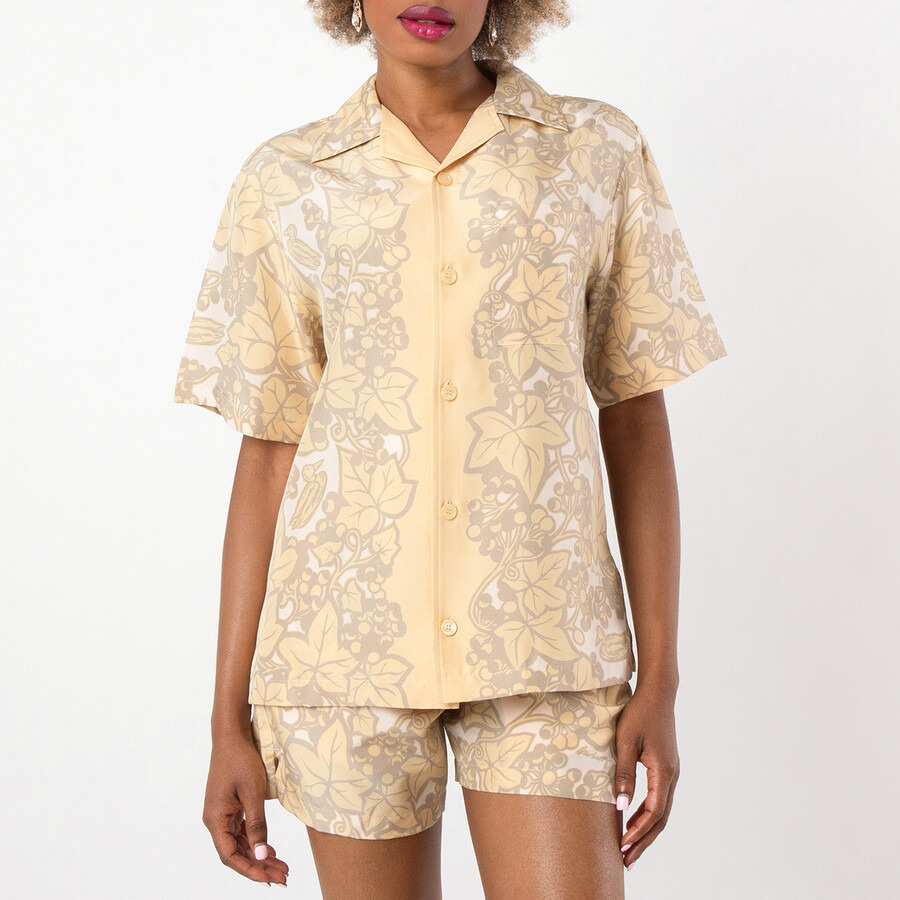 Burberry Ivy Print Silk Pyjama Shirt - 3