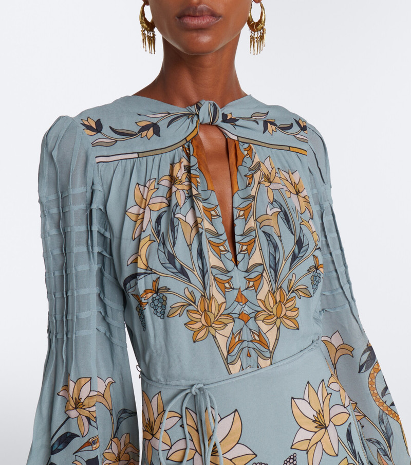 Stained Glass Beauty pleated midi dress 3