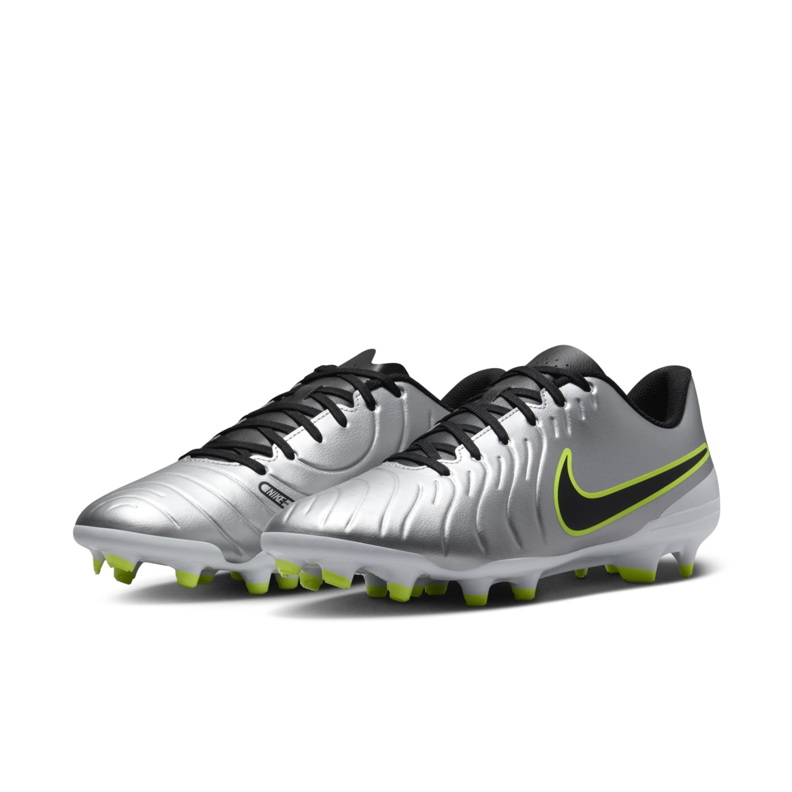 Nike Tiempo Legend 10 Elite AG Mad Voltage Pack Silver Volt DV4330-001 Men 7 New Nike Tiempo Legend 10 Elite AG-PRO Mad Voltage - Metallic  main image 2