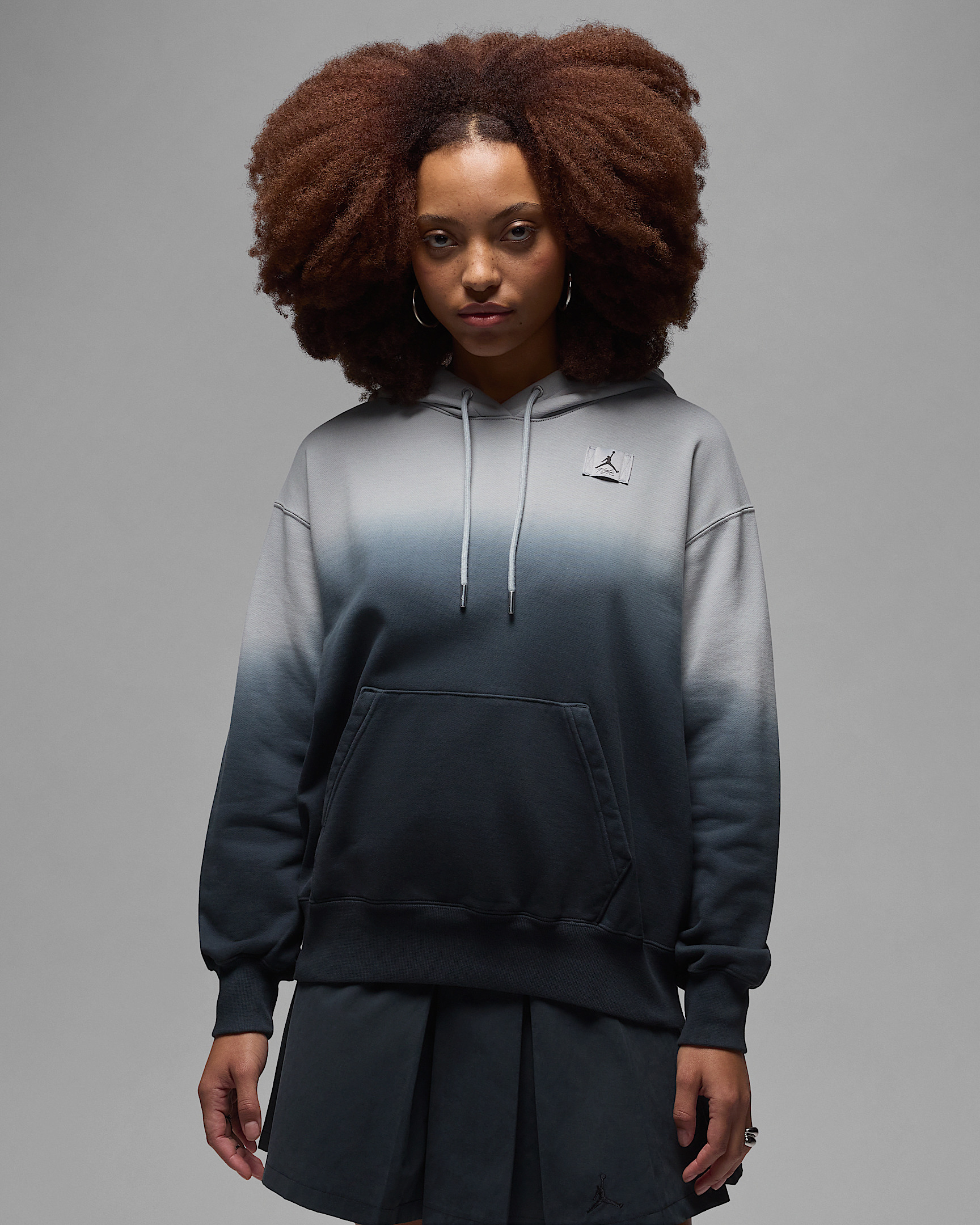Jordan Flight Fleece Women's Satin-Lined Pullover Hoodie - 1