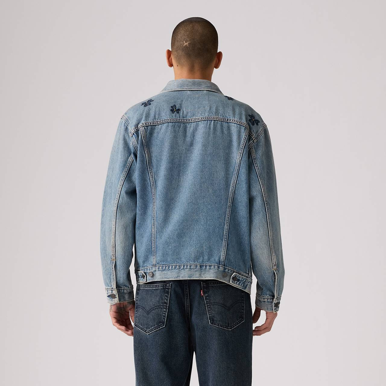 RELAXED FIT TRUCKER JACKET - 4