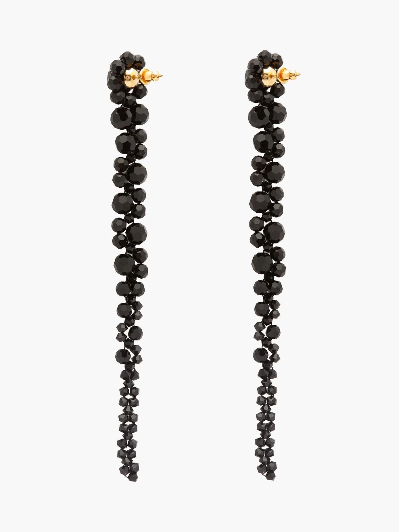 Drip crystal-embellished earrings - 3