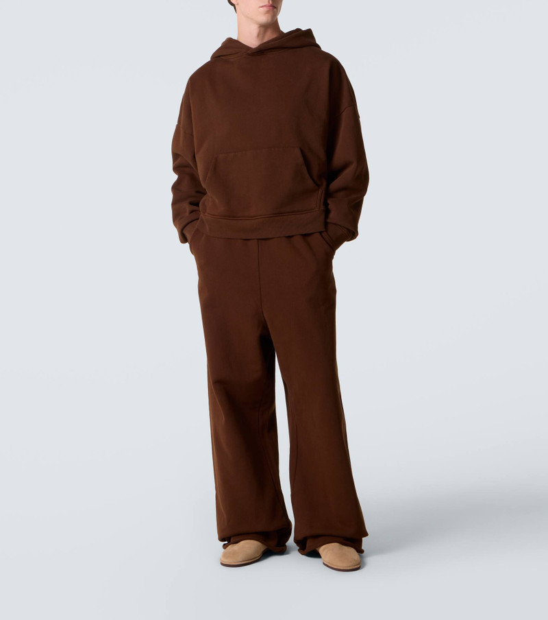 entire studios Cotton wide-leg sweatpants outlook