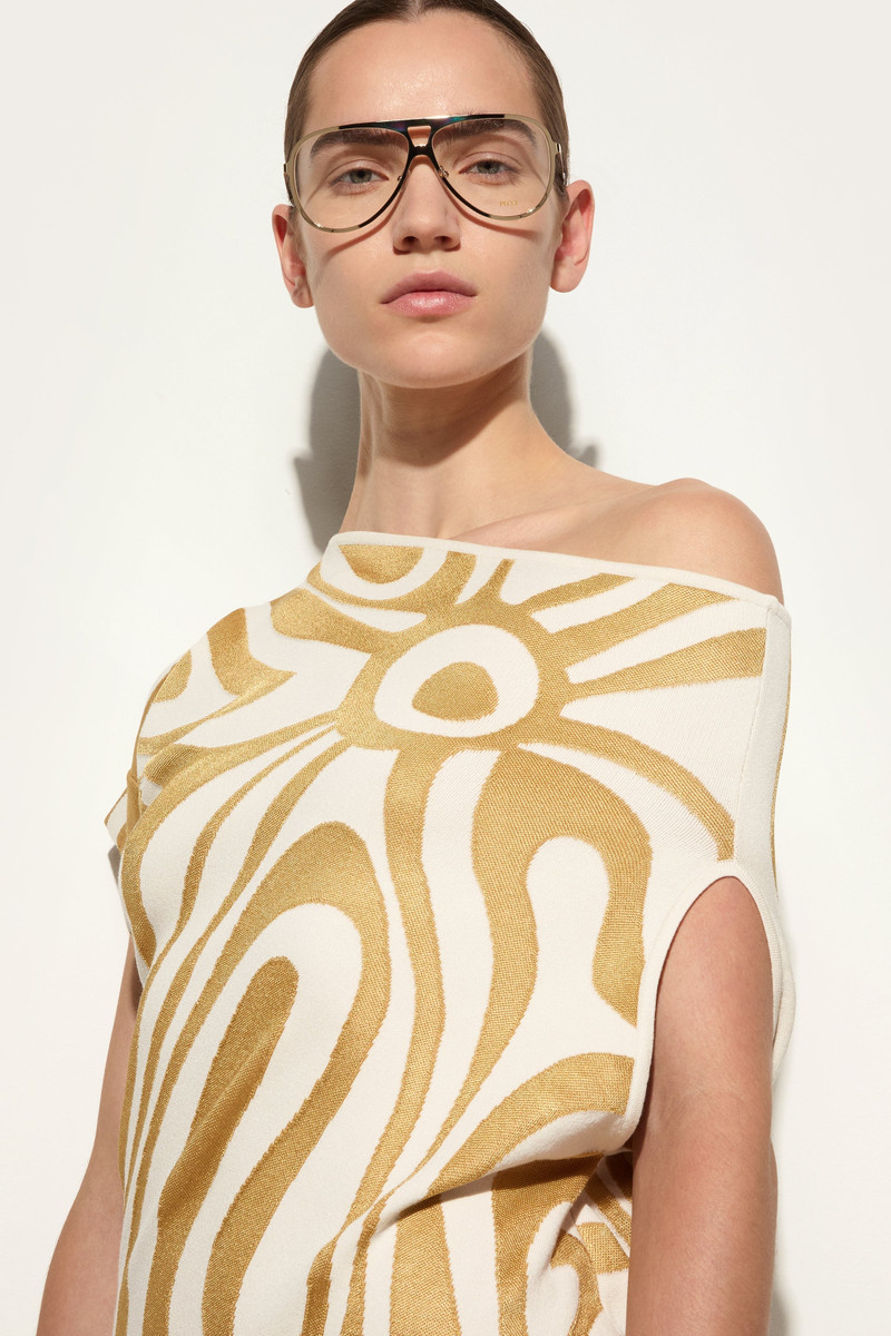 DRAPED LONGUETTE DRESS 5