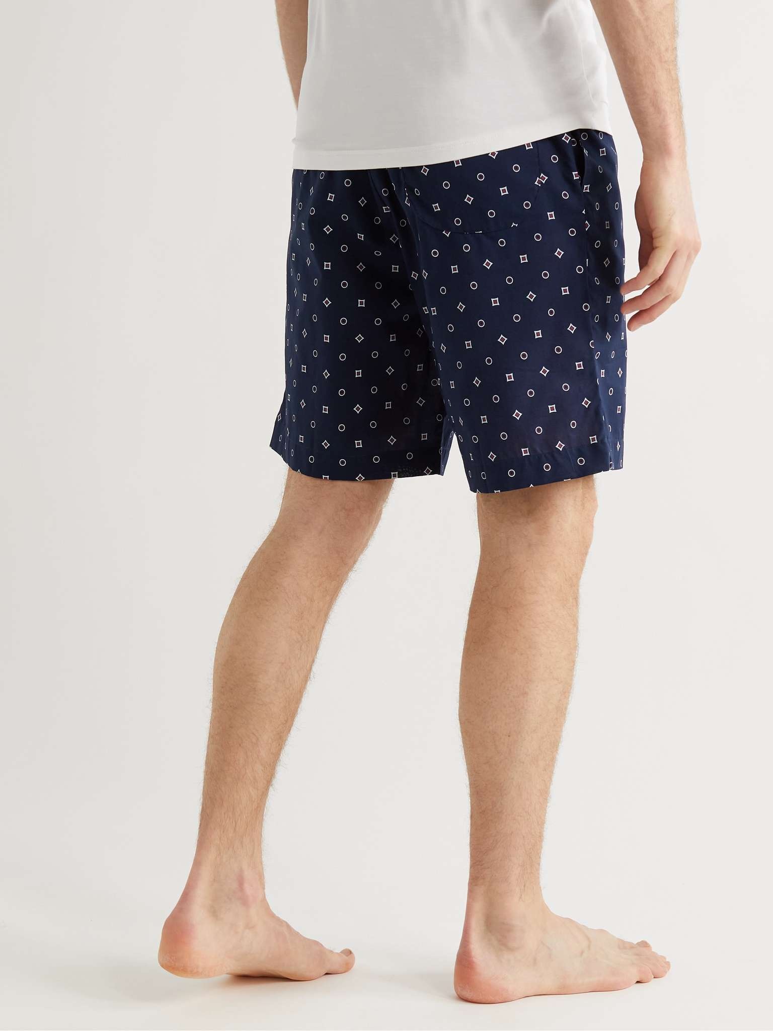 Nelson Printed Cotton-Poplin Pyjama Shorts - 3