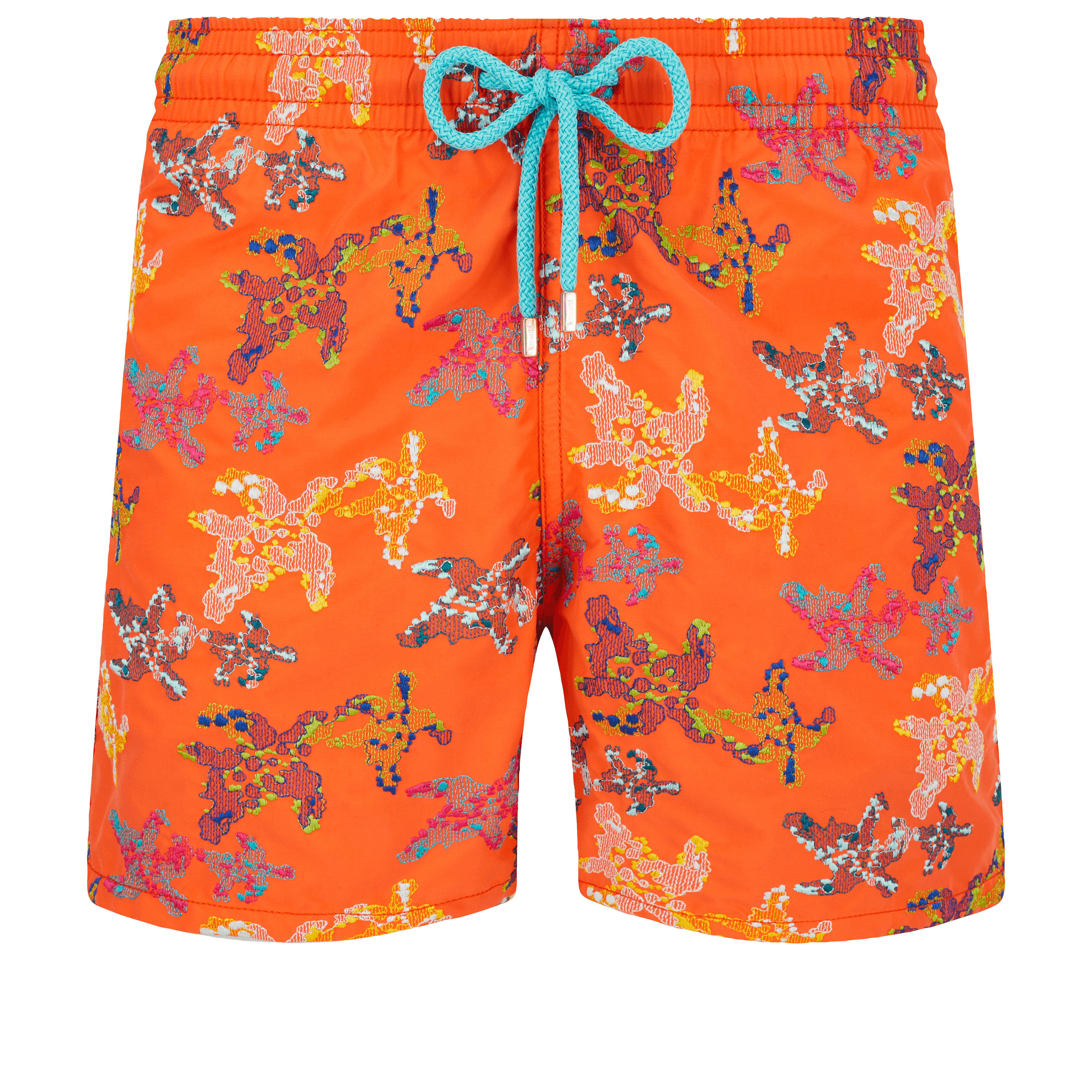 Men Swimwear Embroidered Water Colour Turtles - Limited Edition - 1