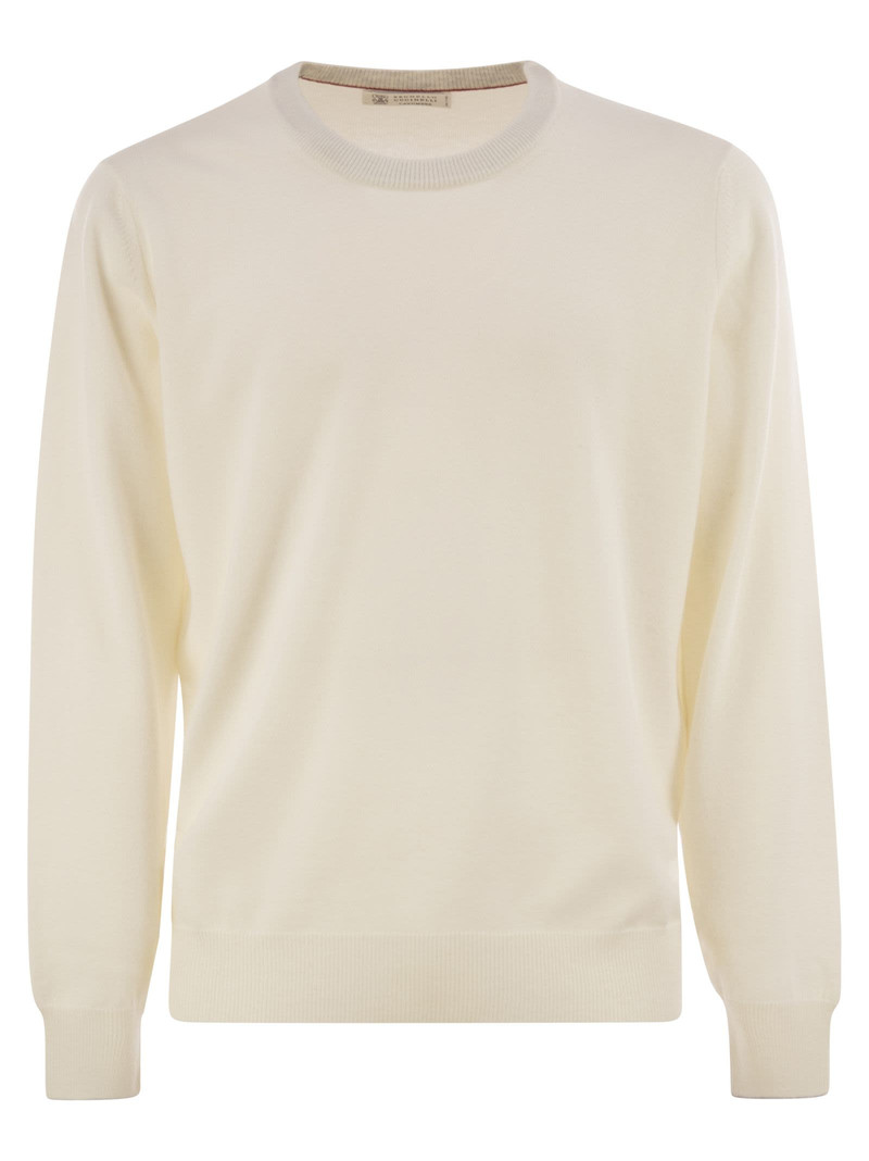 Brunello Cucinelli Men Pure Cashmere Crew-Neck Sweater - 1