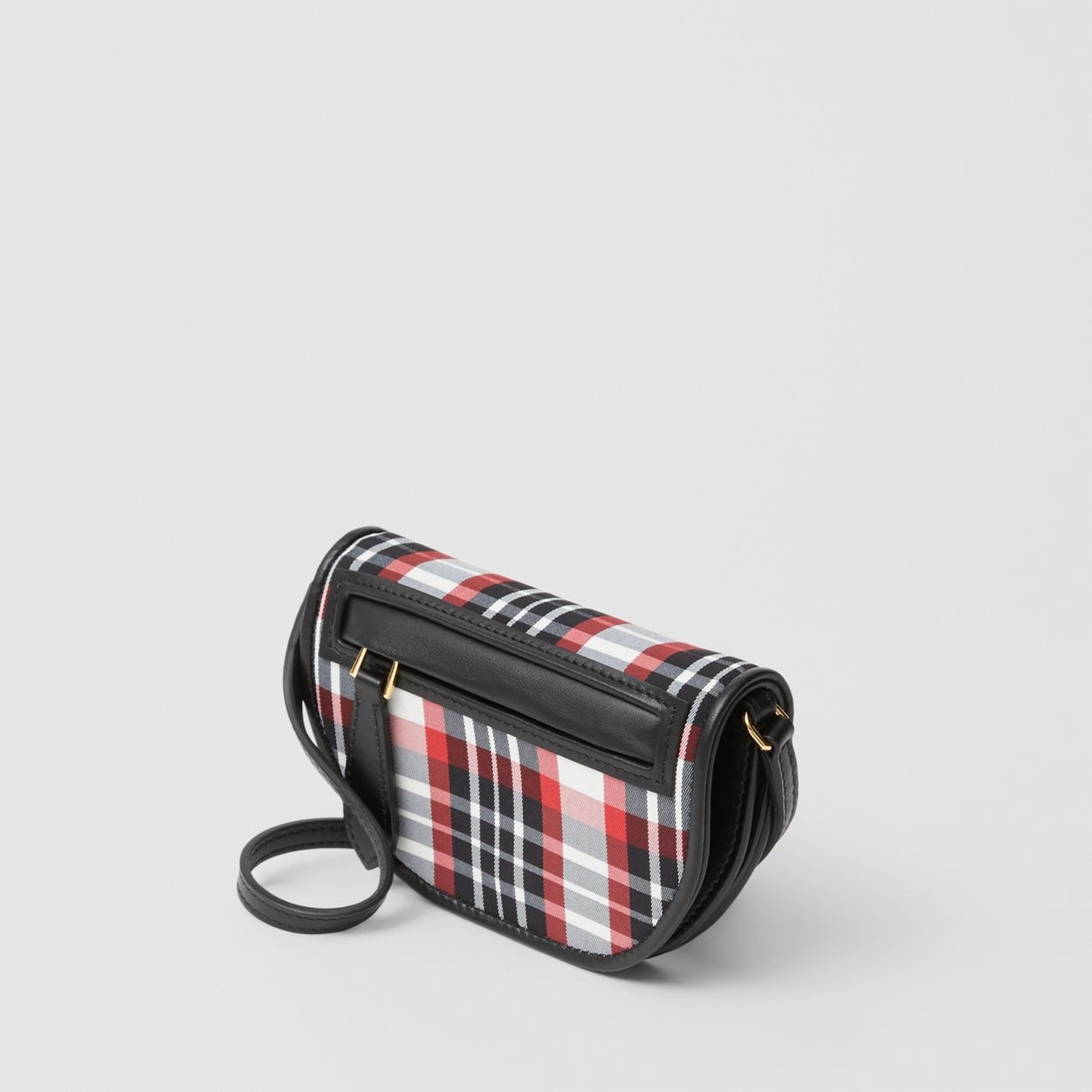 Tartan Nylon Olympia Card Case with Detachable Strap - 5