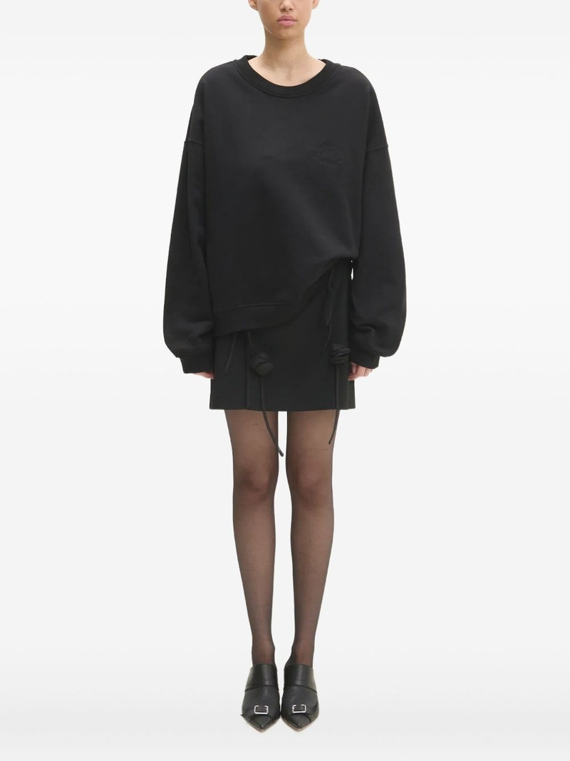 embroidered-logo sweatshirt 1