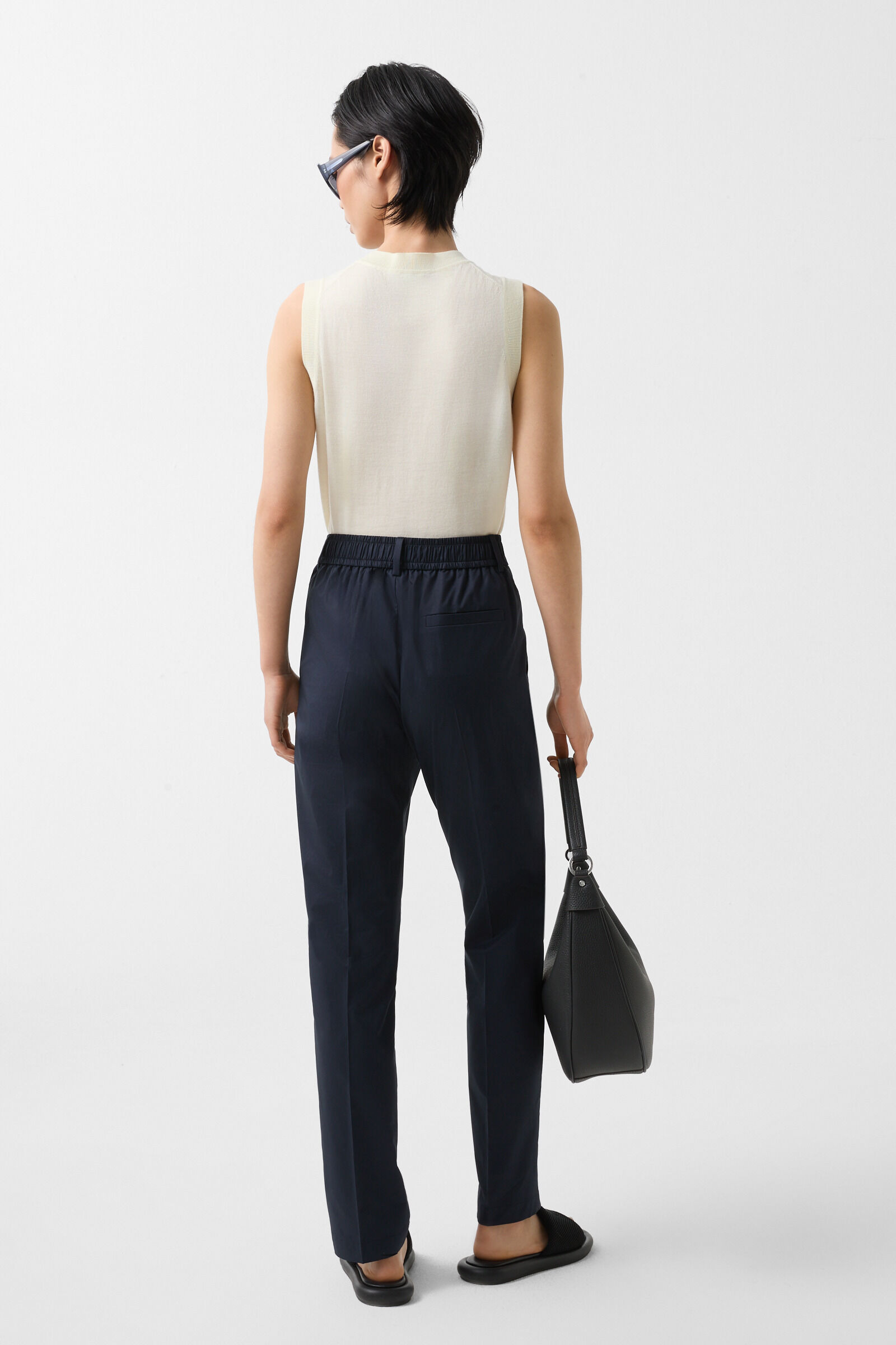 Chinos Abbie in Navy blue - 3