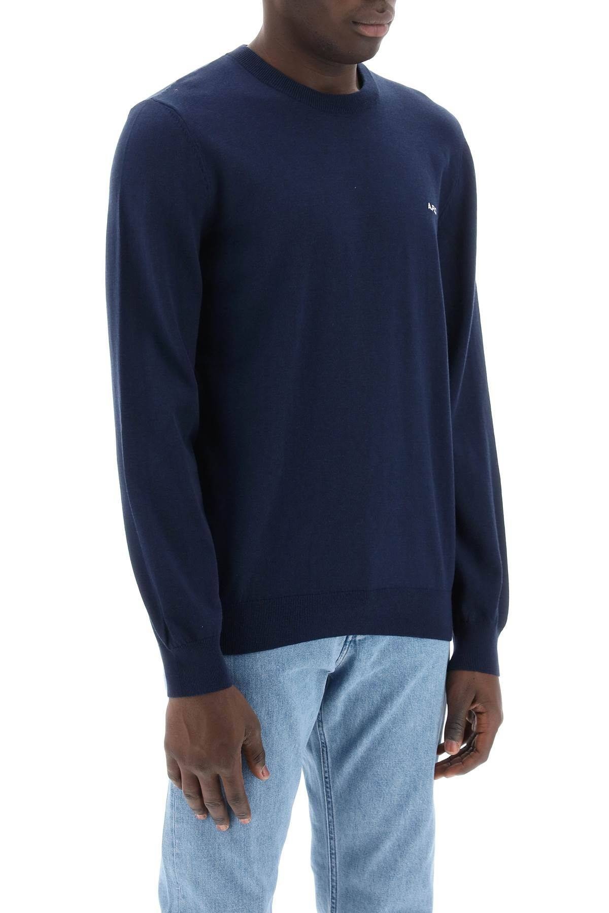 CREW-NECK COTTON SWEATER - 4