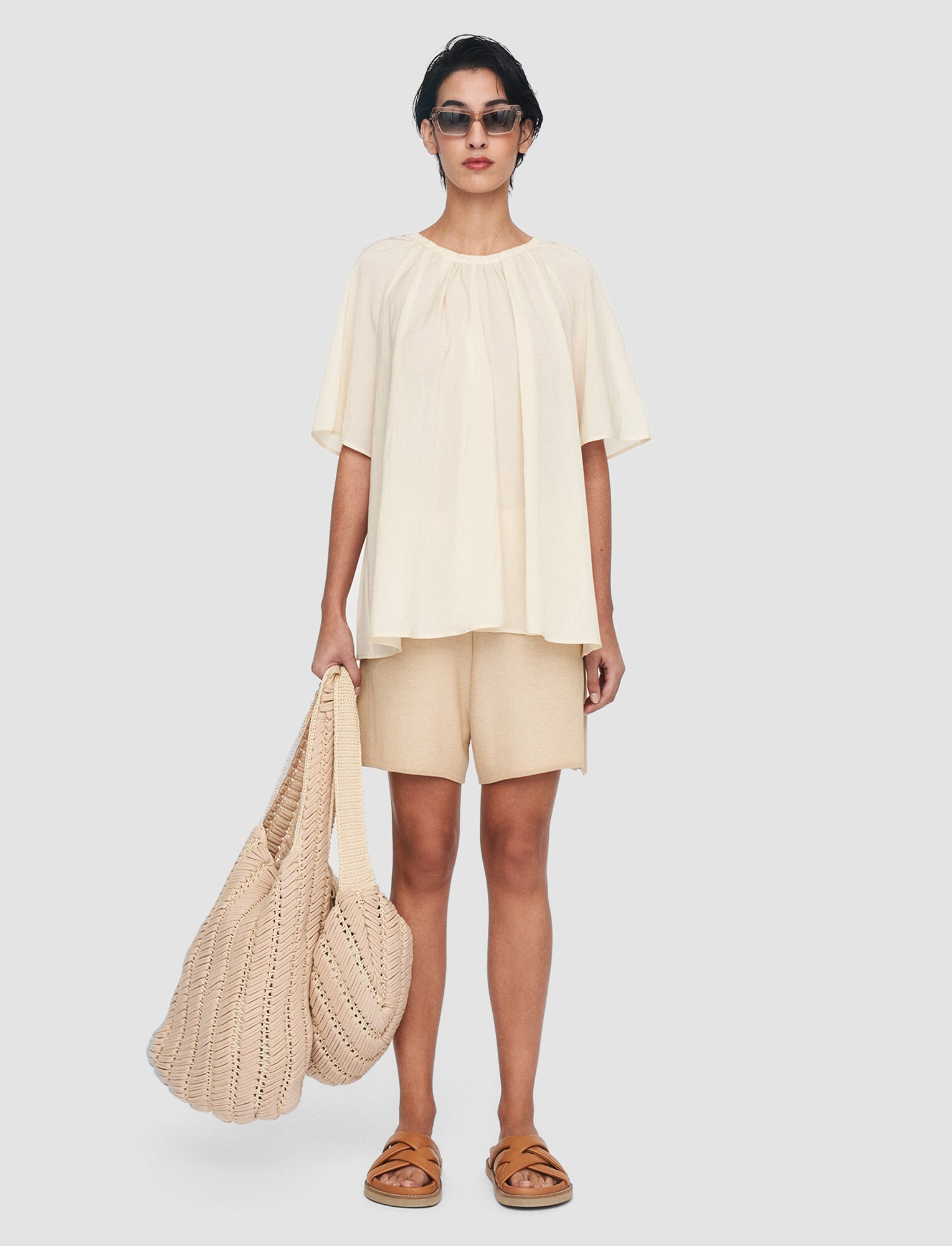 Airy Cotton Viscose Blackwell Blouse - 2