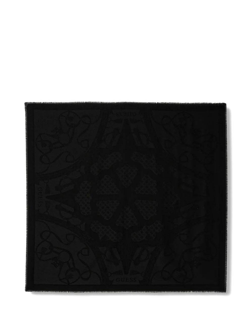 Dita logo frayed scarf - 1