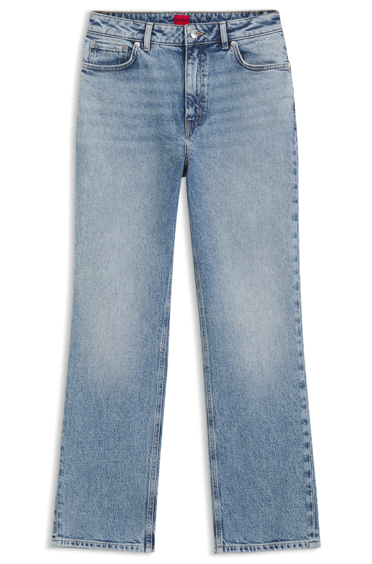 SLIM-FIT HIGH-RISE JEANS IN STRETCH COTTON - 1
