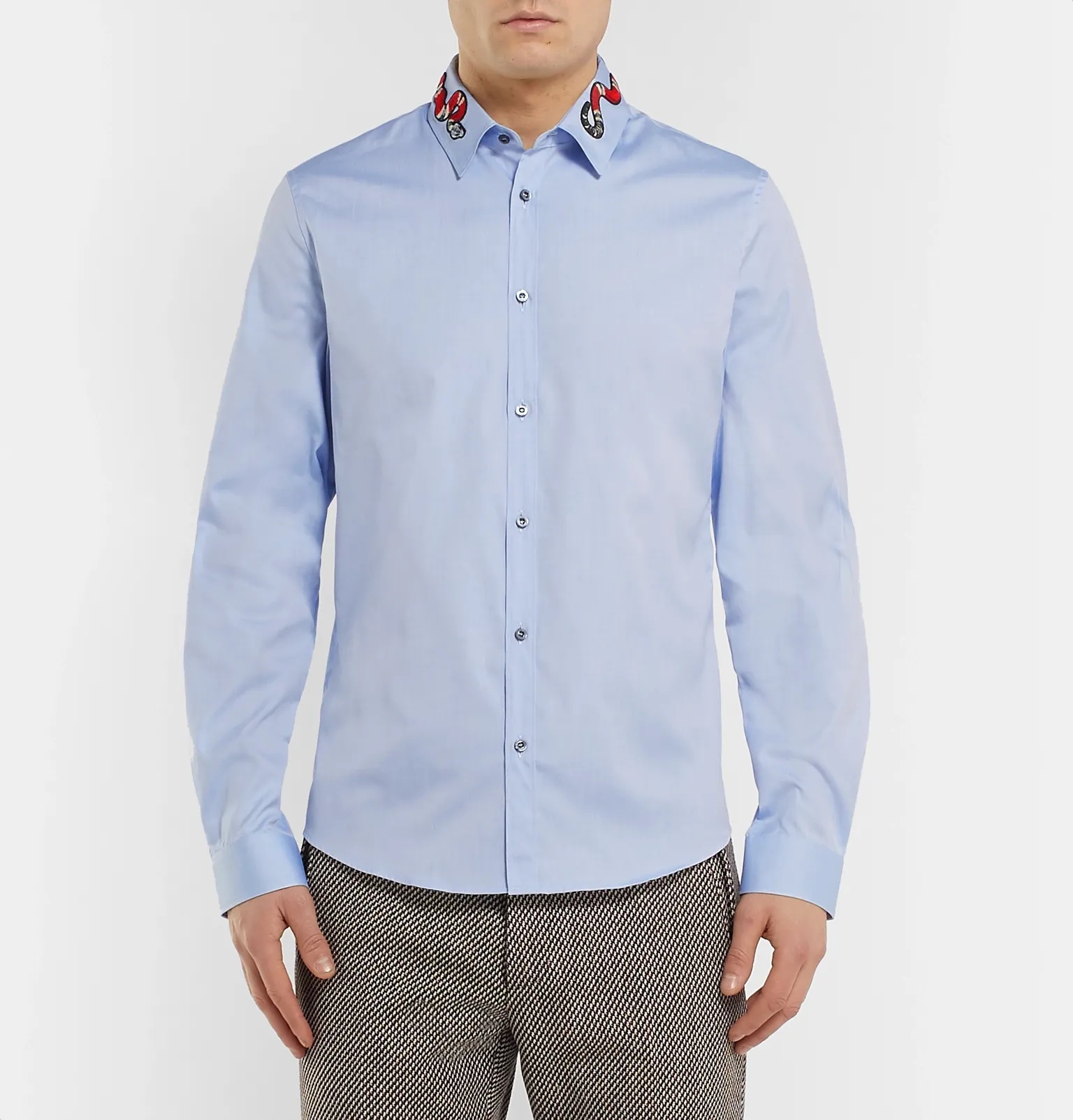 Duke Appliquéd Cotton Oxford Shirt - 4