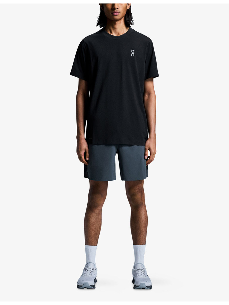 On Train-T Brand-Print Stretch-Woven T-Shirt outlook