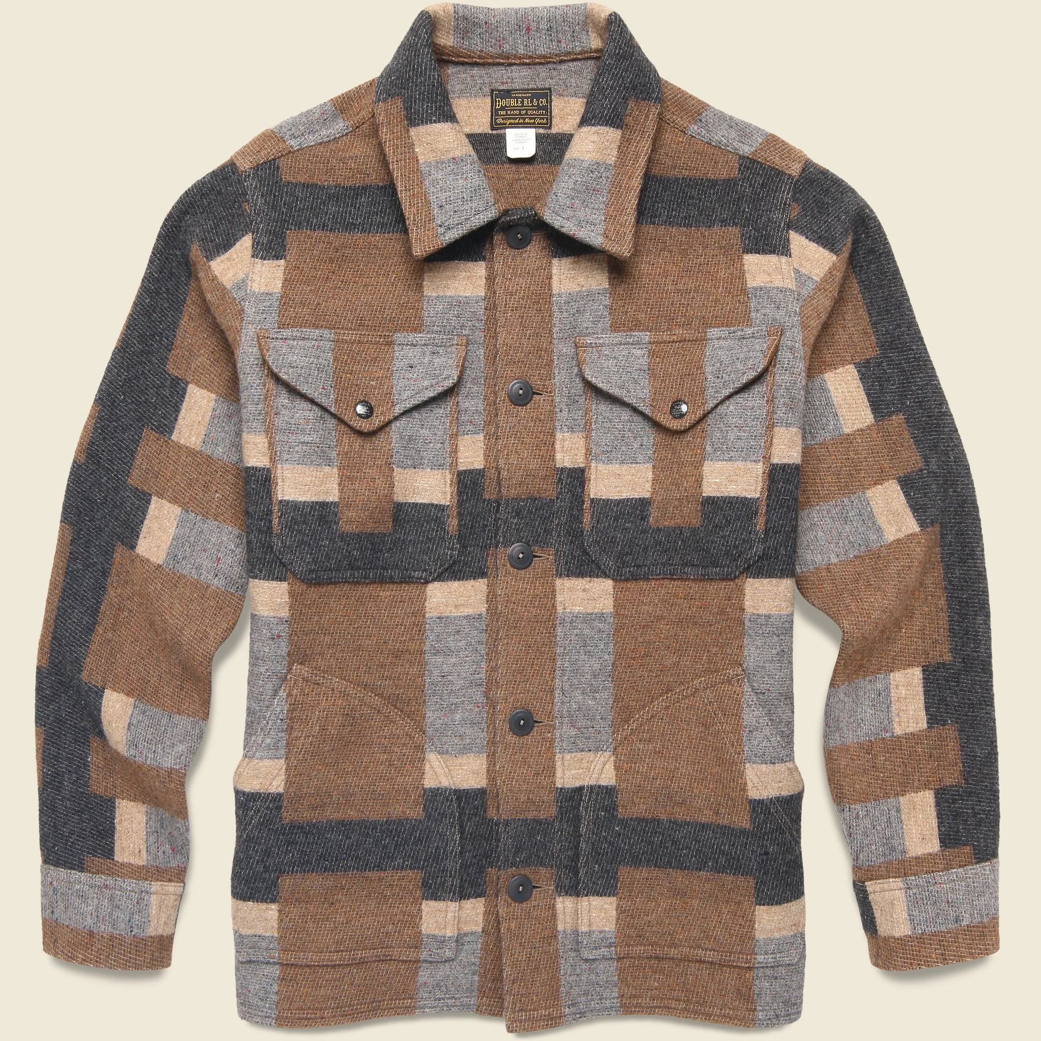 Ashford Shirt Jacket - Brown - 1