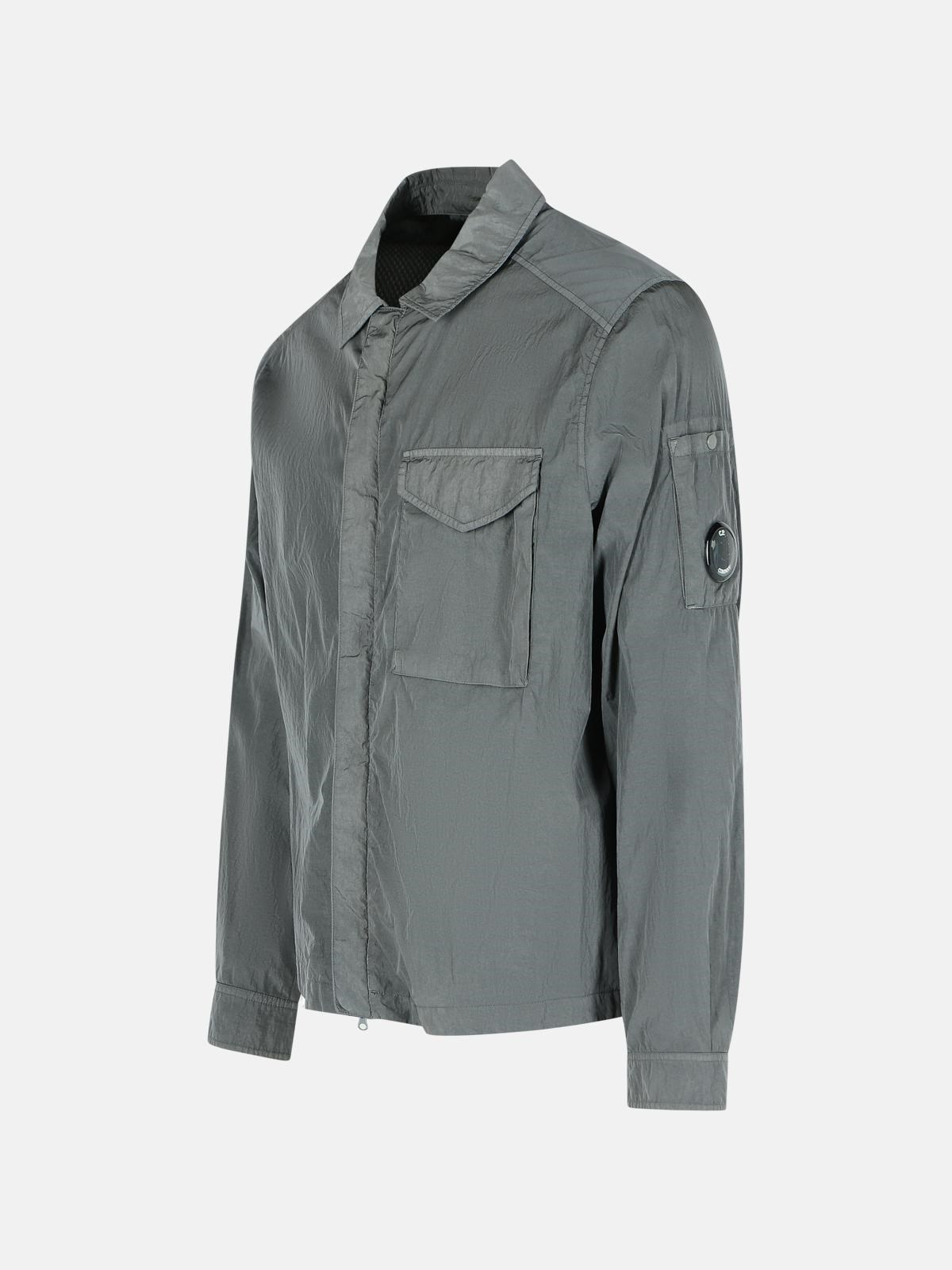 GREY POLYAMIDE JACKET - 2