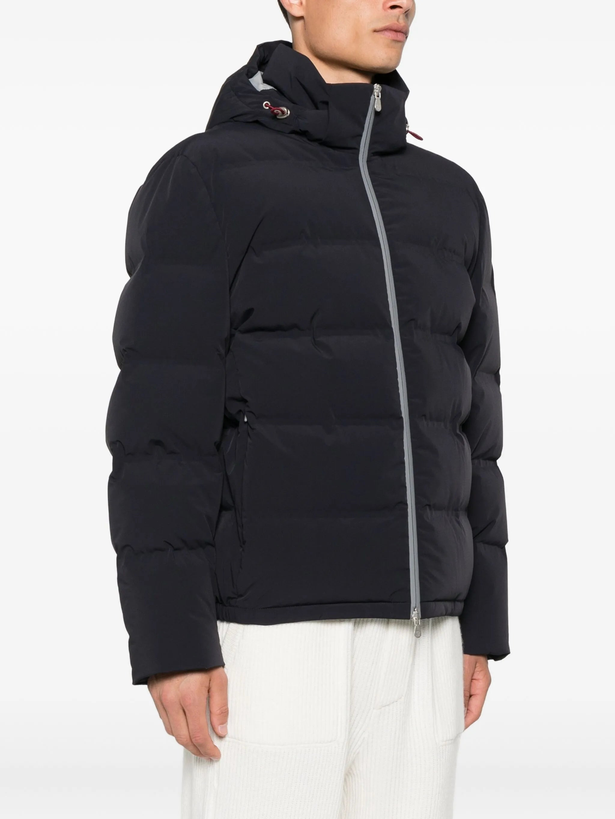 Brunello Cucinelli Hooded Quilted Jacket - 2