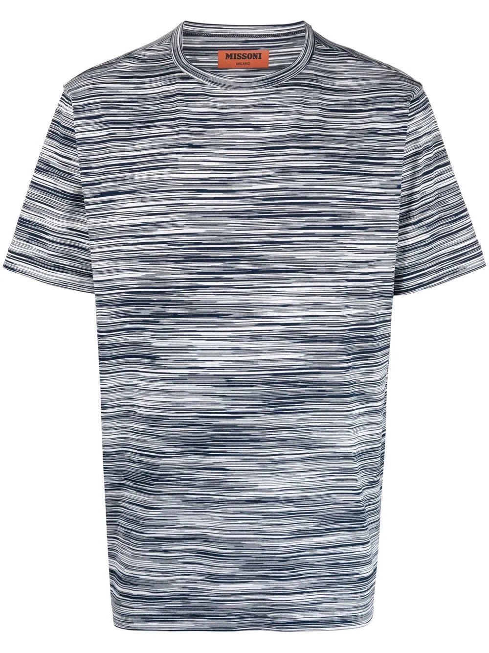 marled striped T-shirt - 1