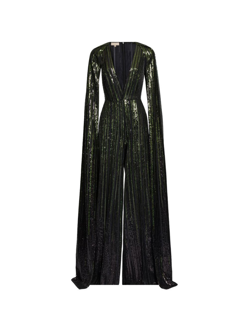 sequin-embellishment jumpsuit 1