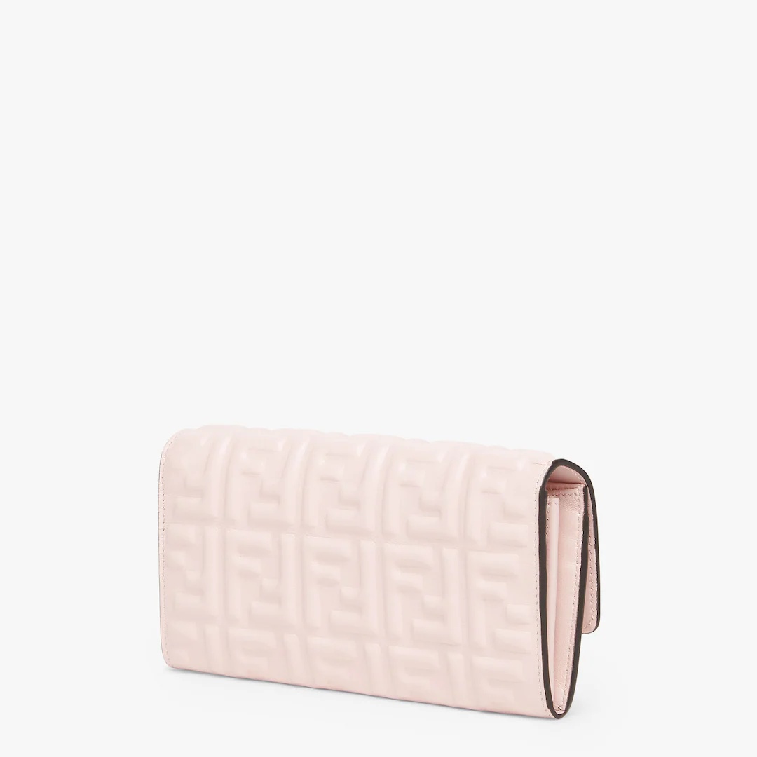 Baguette continental wallet with press-stud fastening. Spacious and well organized, with two gussete - 2