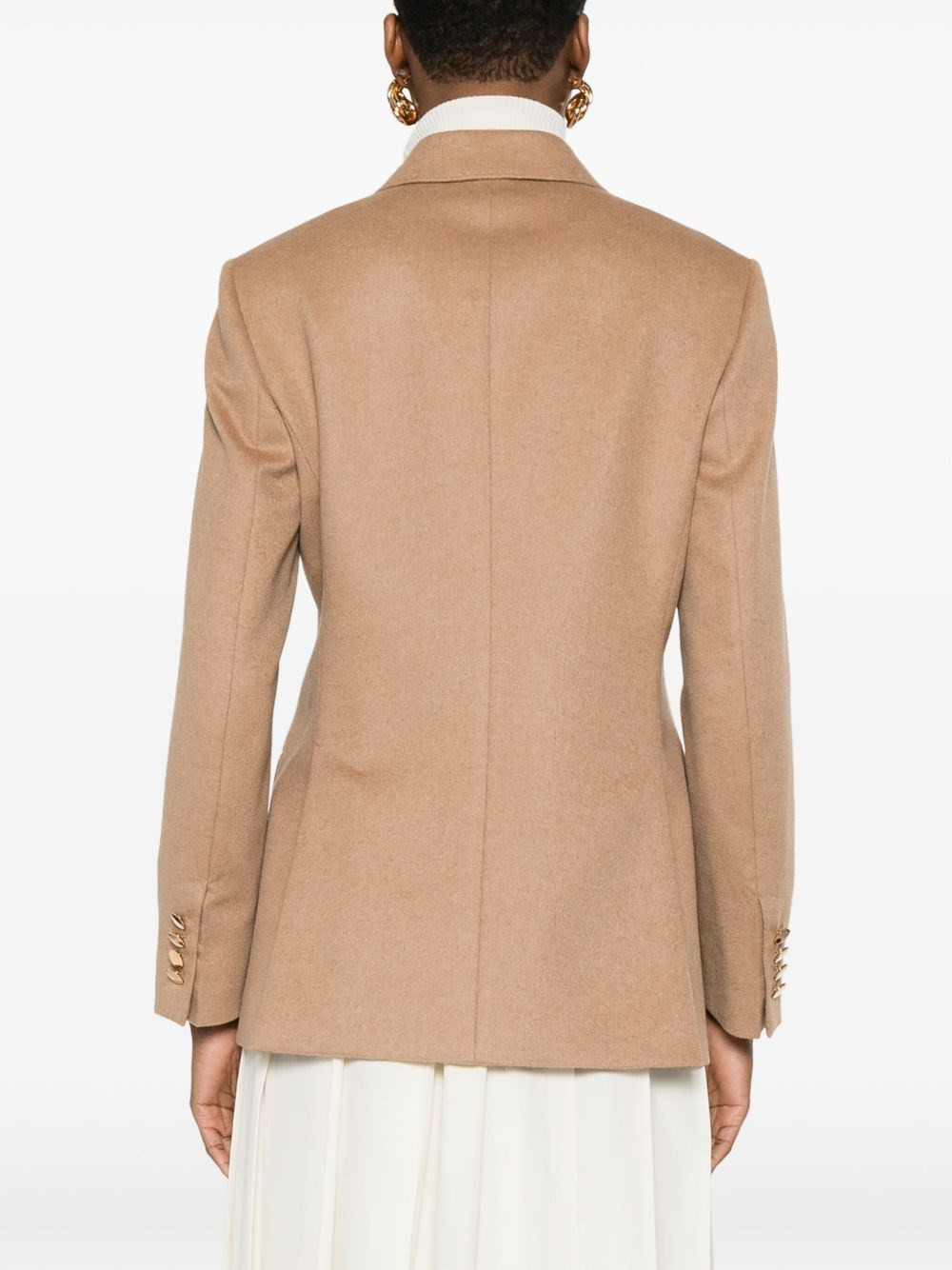 Double-breasted wool jacket - 5