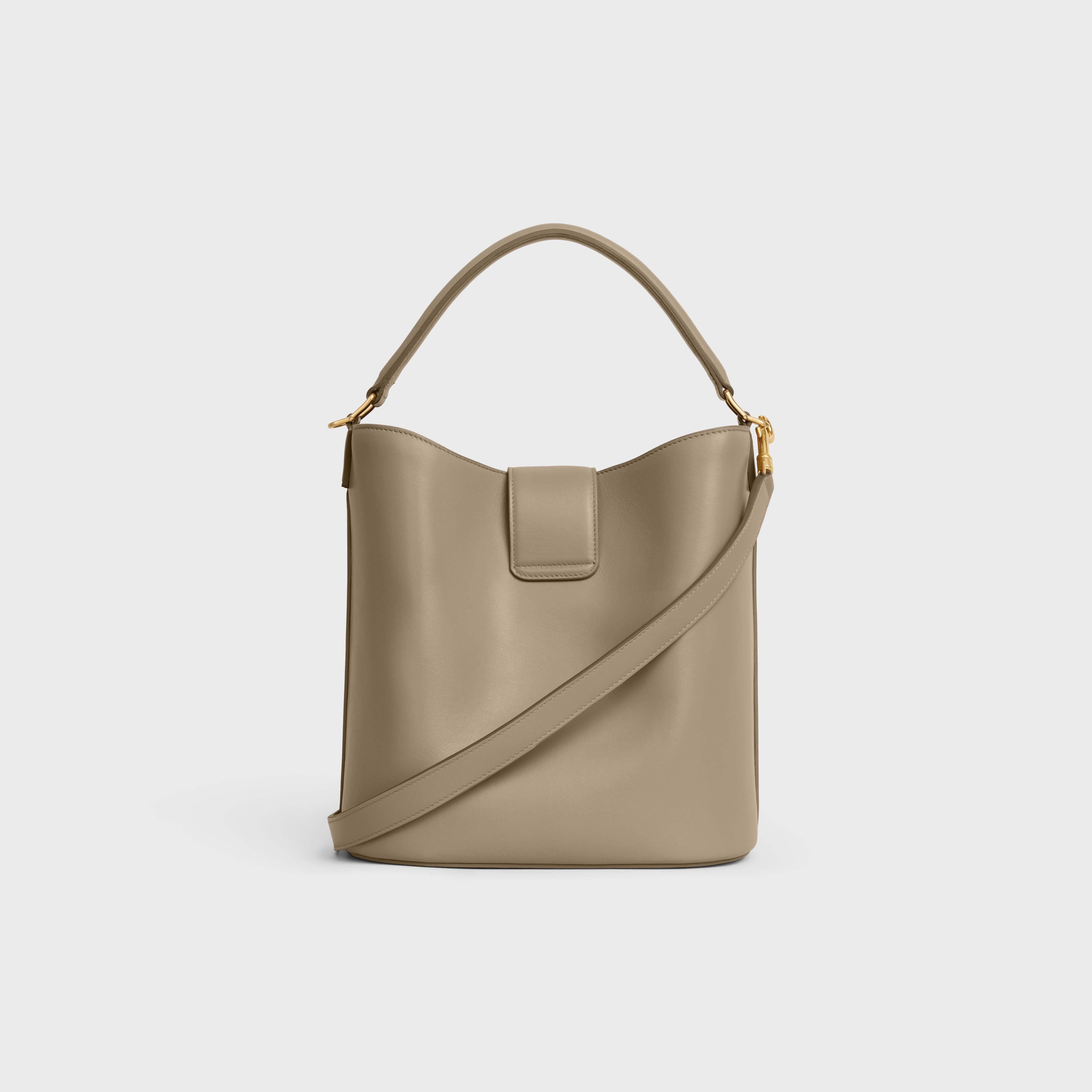 MEDIUM BUCKET LOUISE IN SMOOTH CALFSKIN - 3