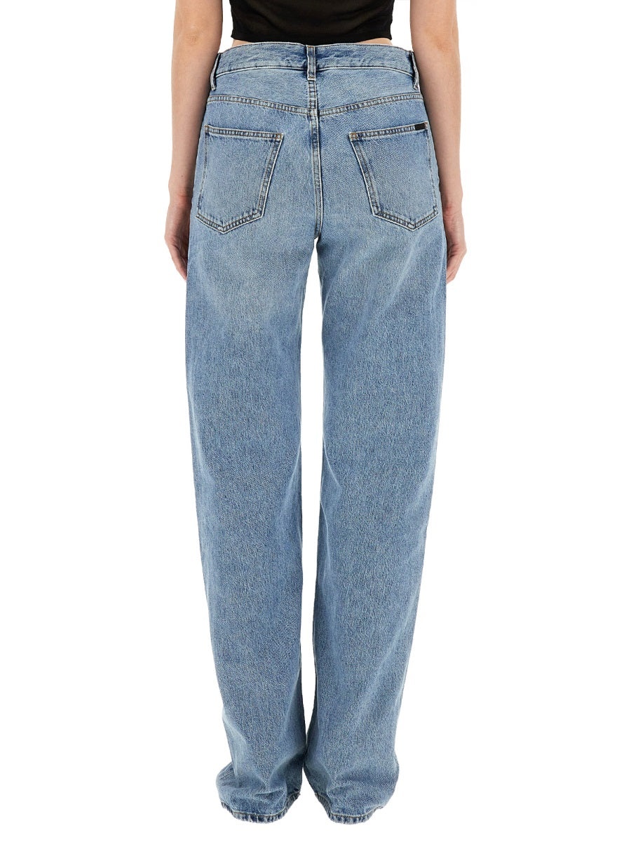 Saint Laurent Women Jeans In Denim - 3