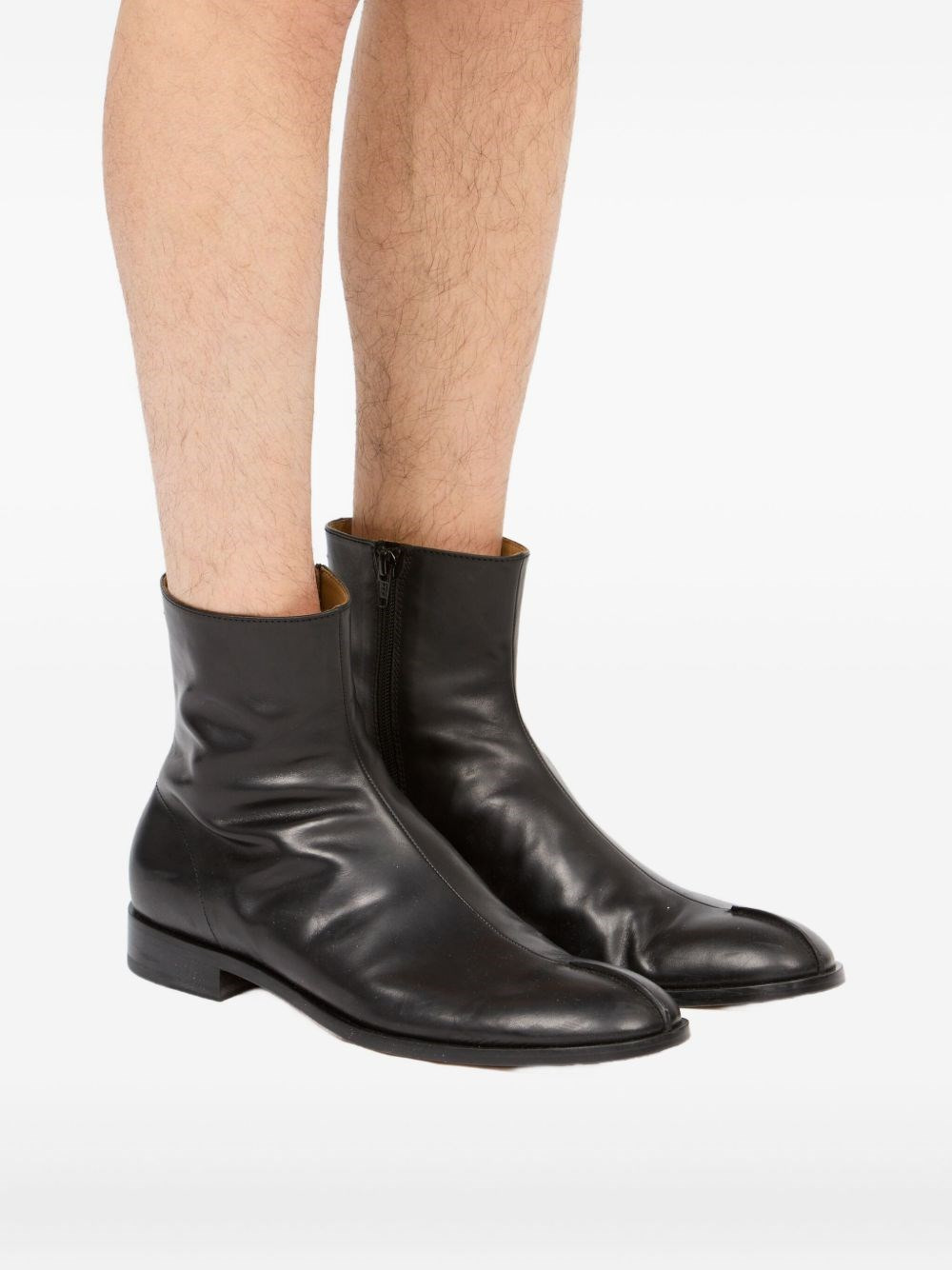 Leather ankle boots - 3