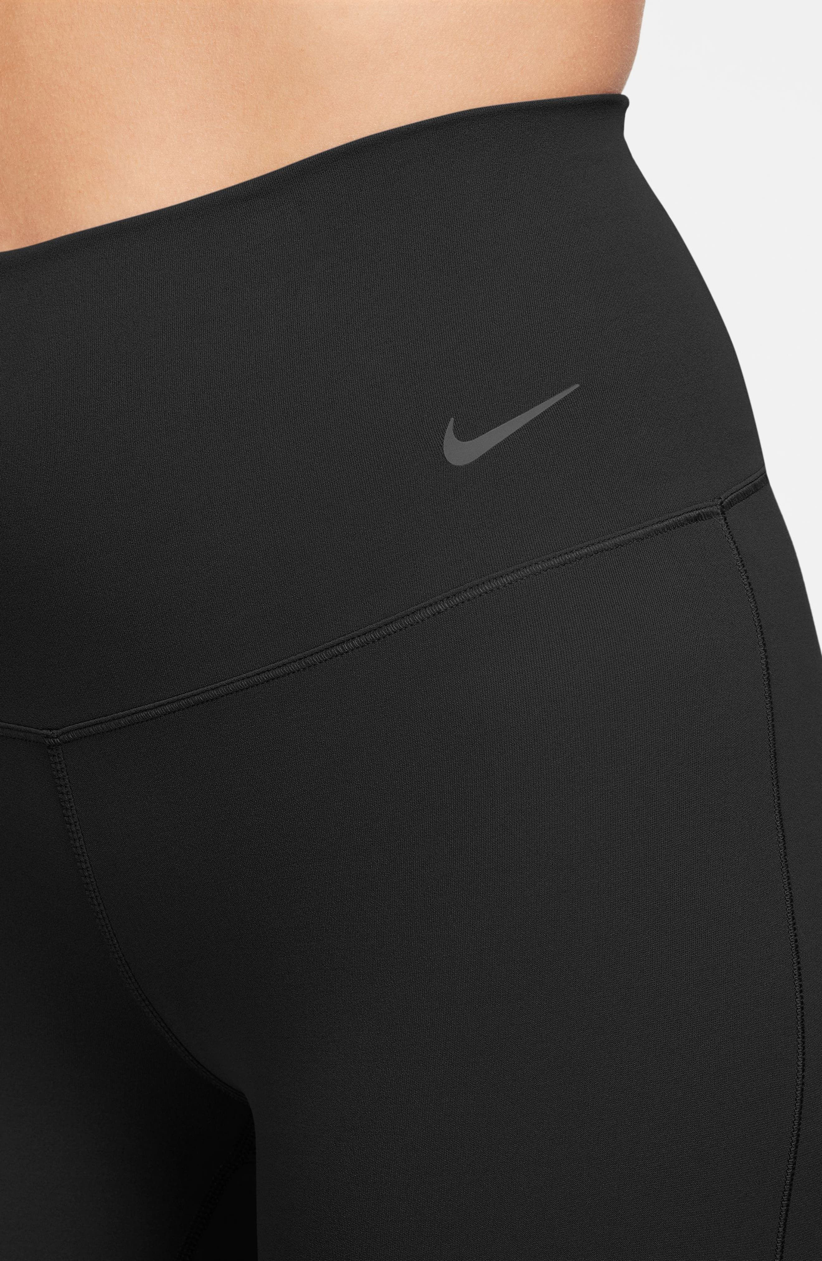 Nike Zenvy High-Waisted Flared Leggings in Black/Black at Nordstrom - 3