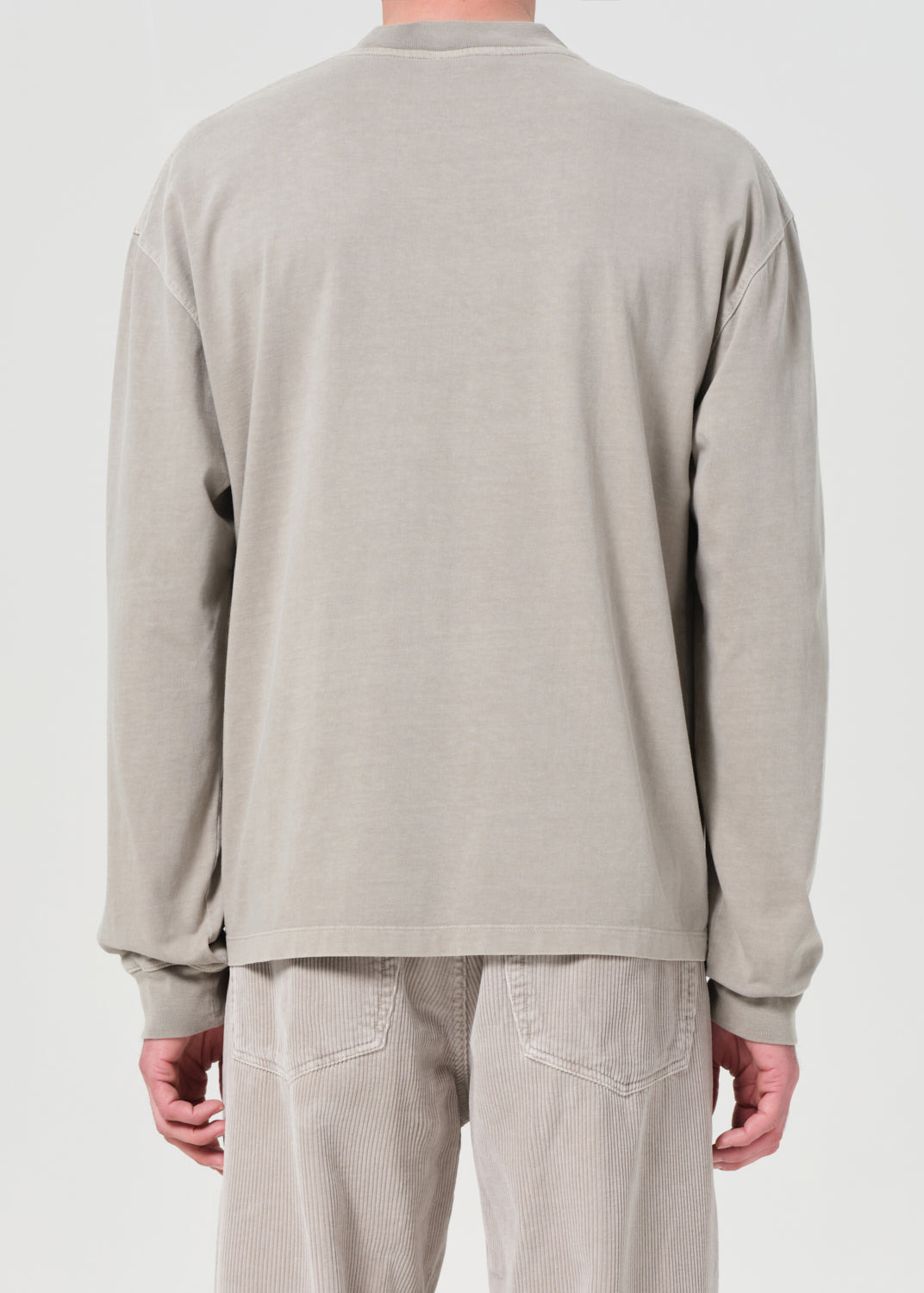 ASHA LONG SLEEVE MOCK NECK TEE IN WICKER - 3