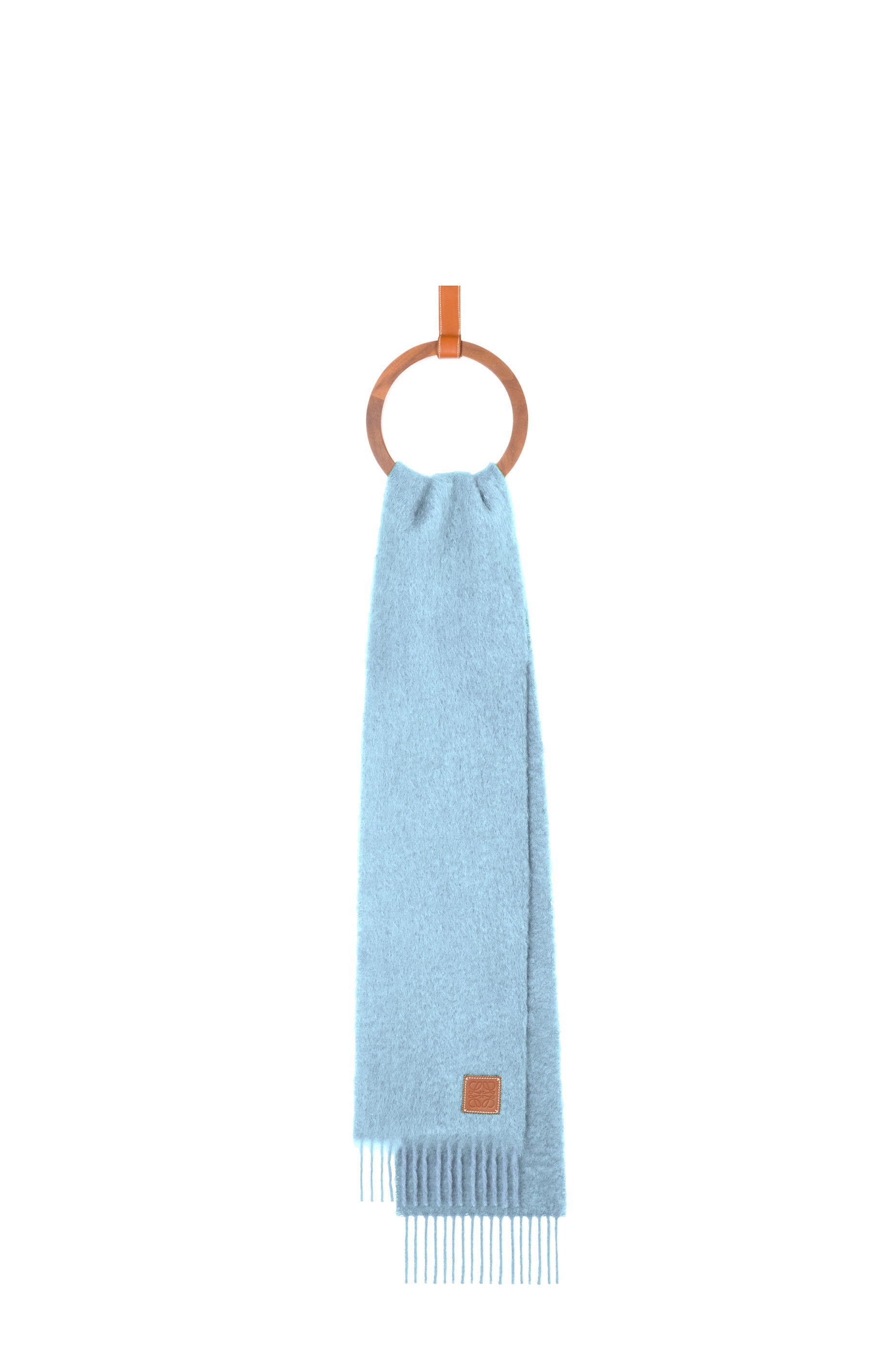 Scarf in mohair and wool - 1