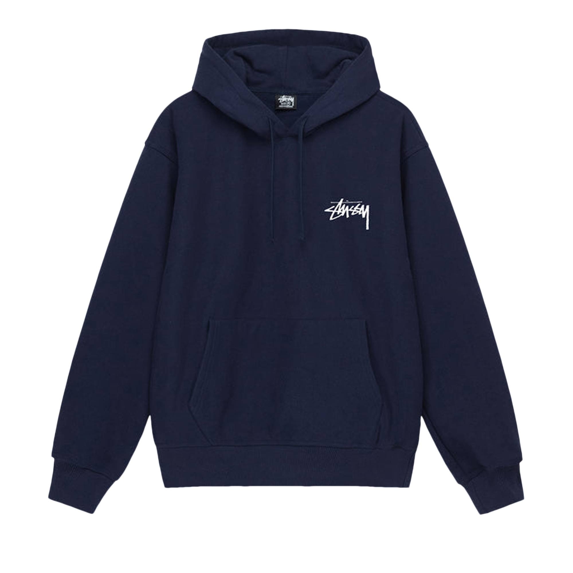 Stussy 8 Ball Fade Hoodie 'Navy' - 1