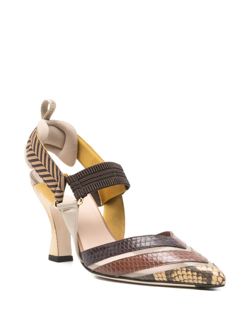 FENDI 85mm pointed-toe pumps outlook