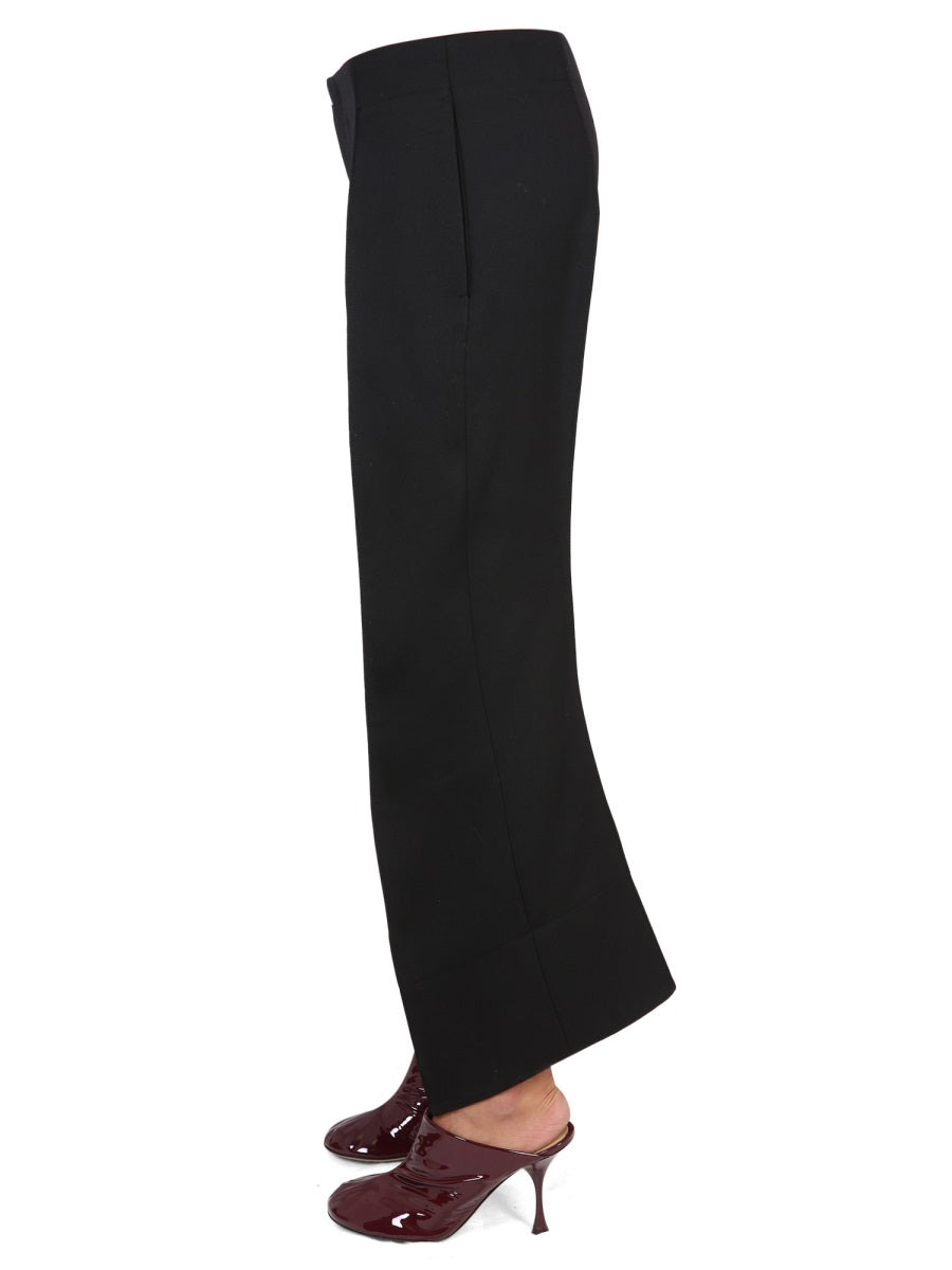 Bottega Veneta Women Compact Wool Pants - 2