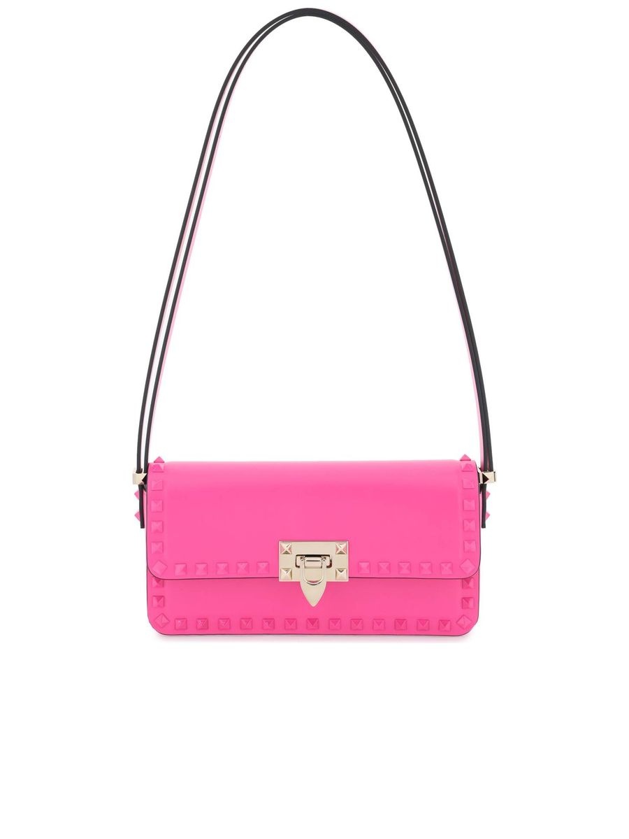 Rockstud Eastwest Leather Shoulder Bag - 1