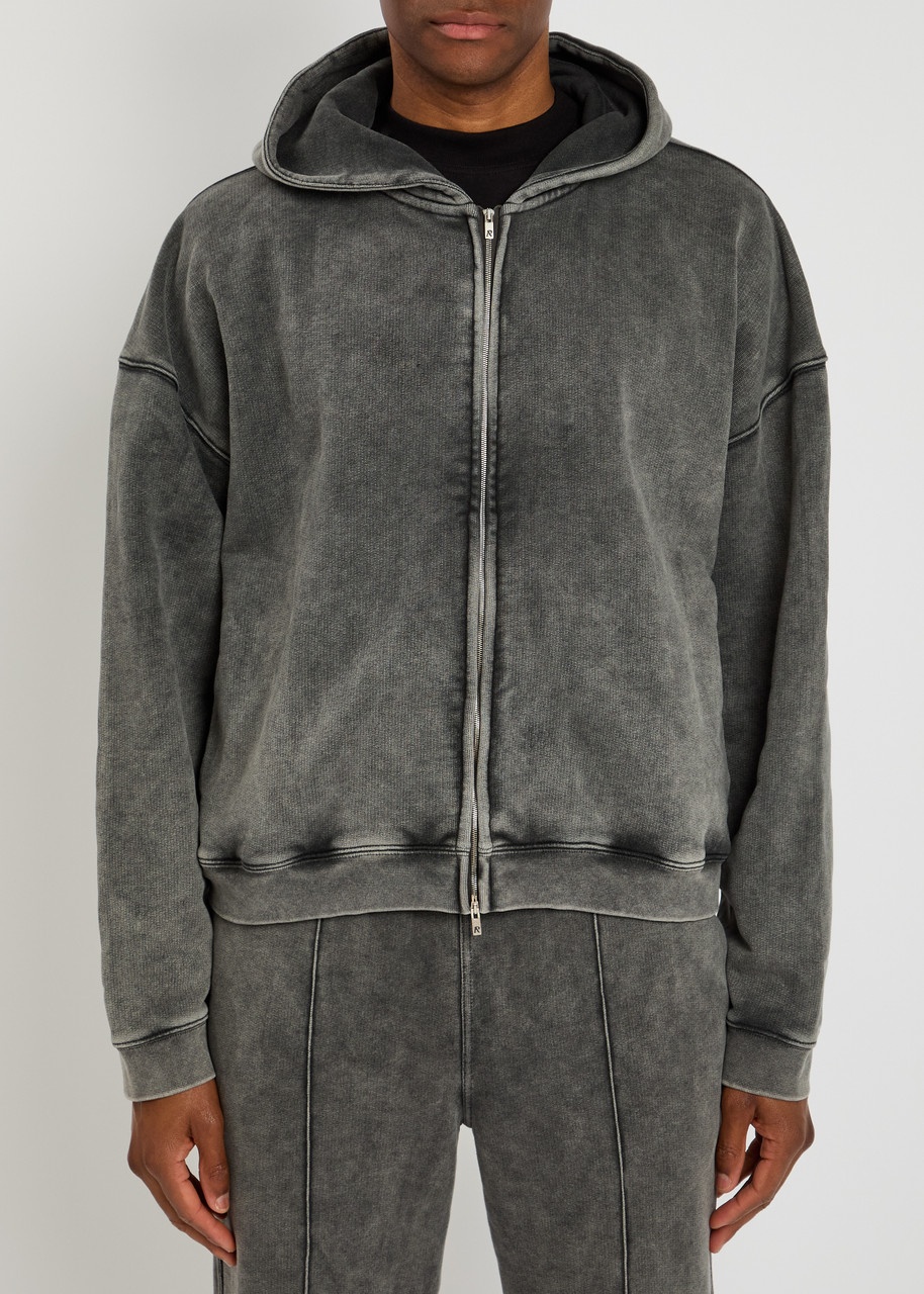 Represent Initial Hooded Cotton Sweatshirt - 2