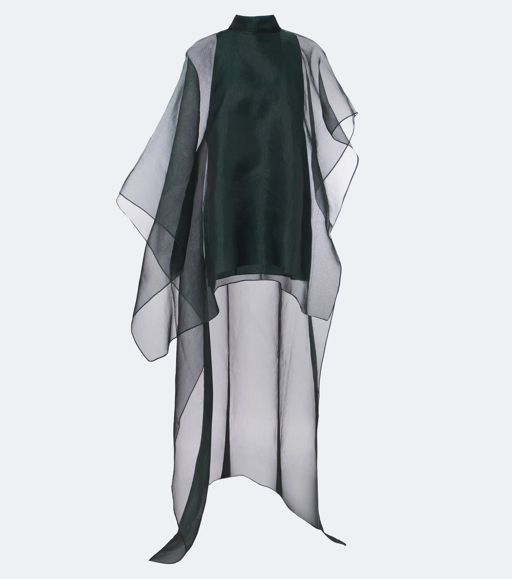 Dallas asymmetric organza kaftan - 1