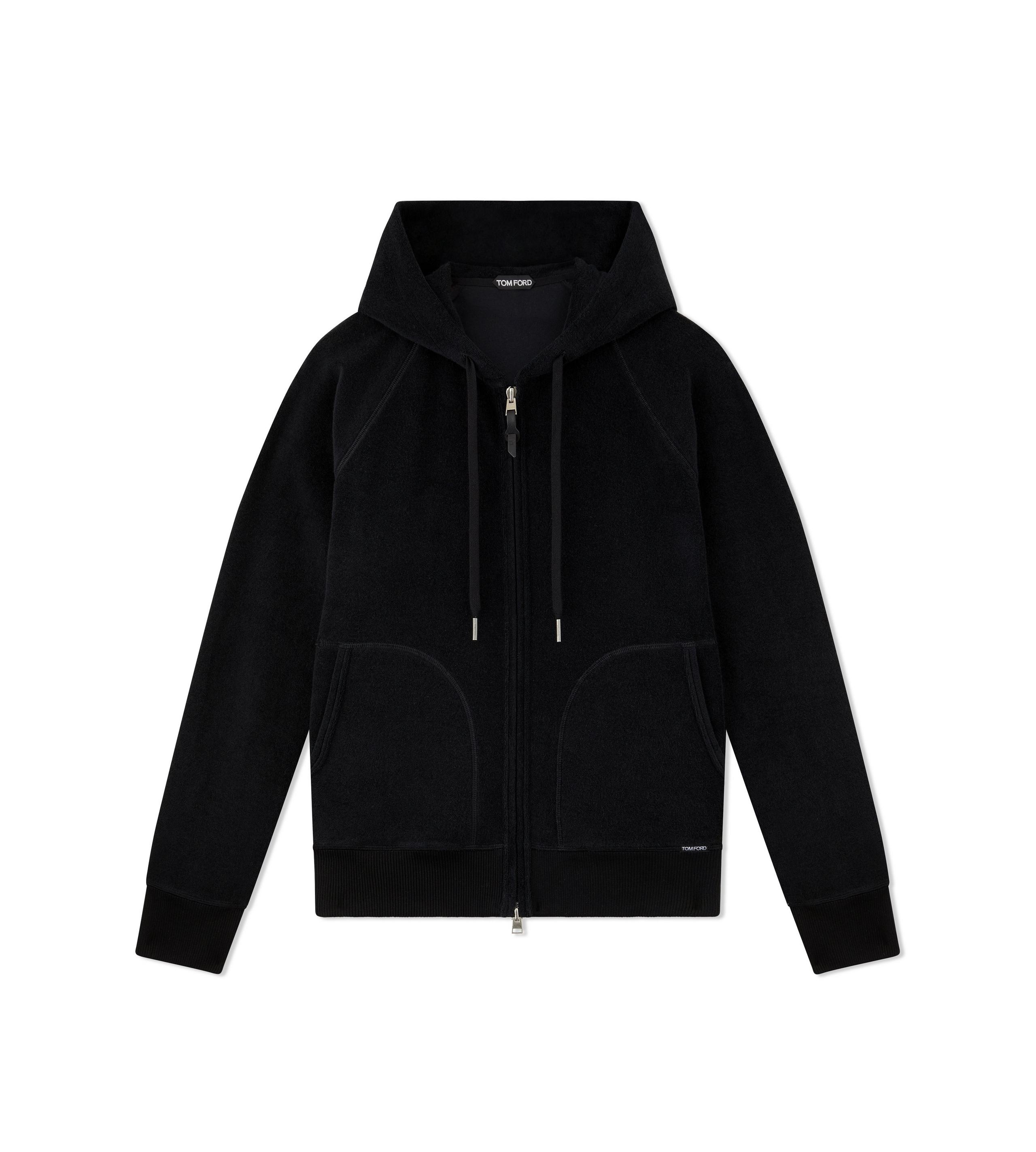 TOWELLING HOODIE - 1