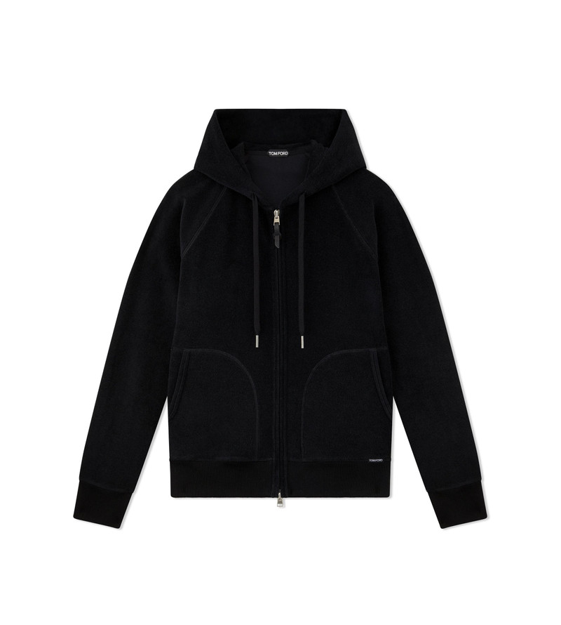 TOWELLING HOODIE 1