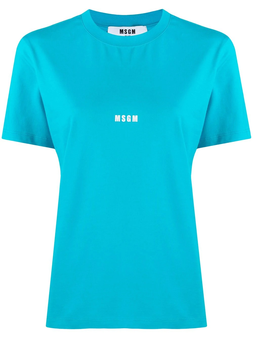 logo-print cotton T-shirt - 1