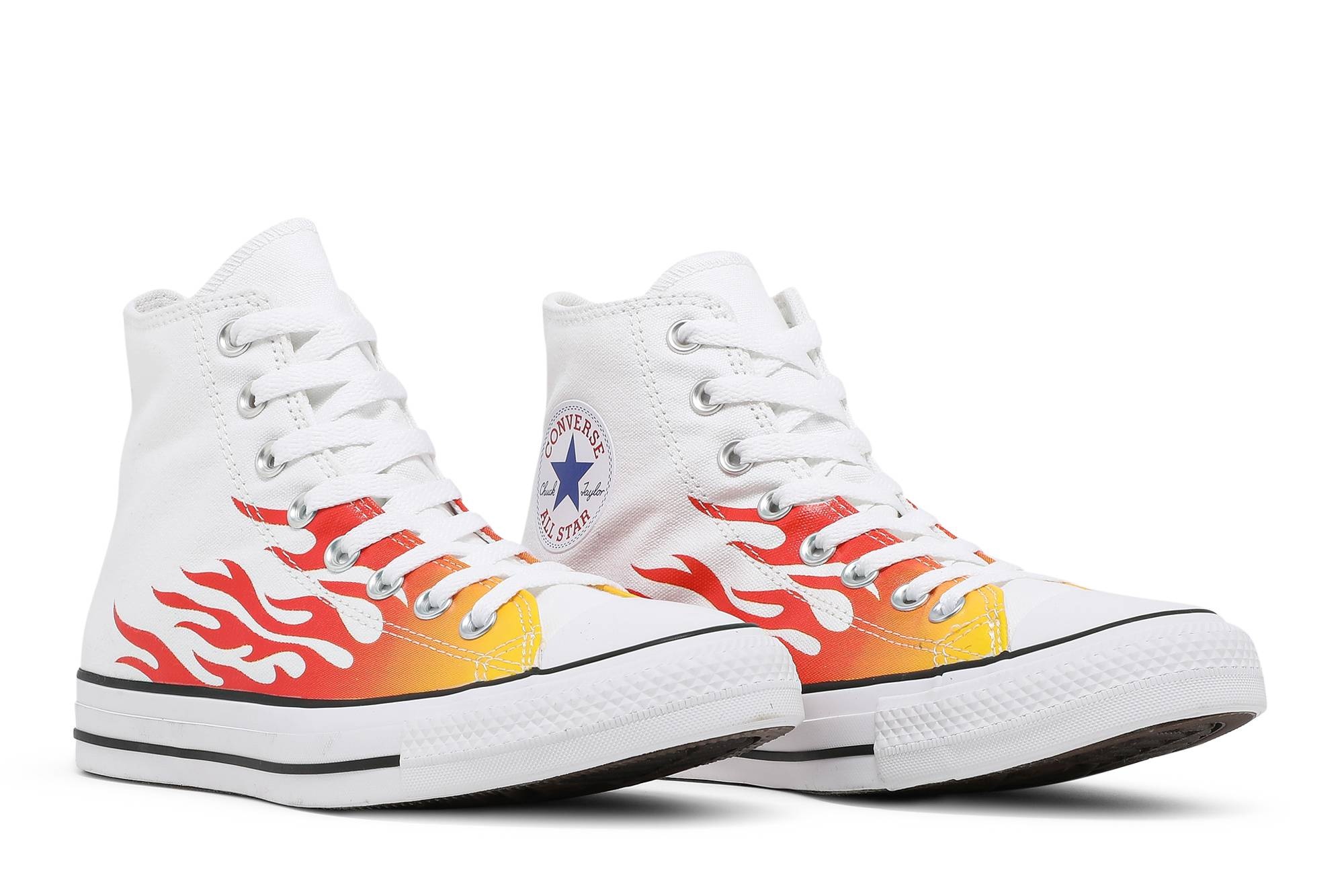 Chuck Taylor All Star High 'Archive Print - White Flame' - 8