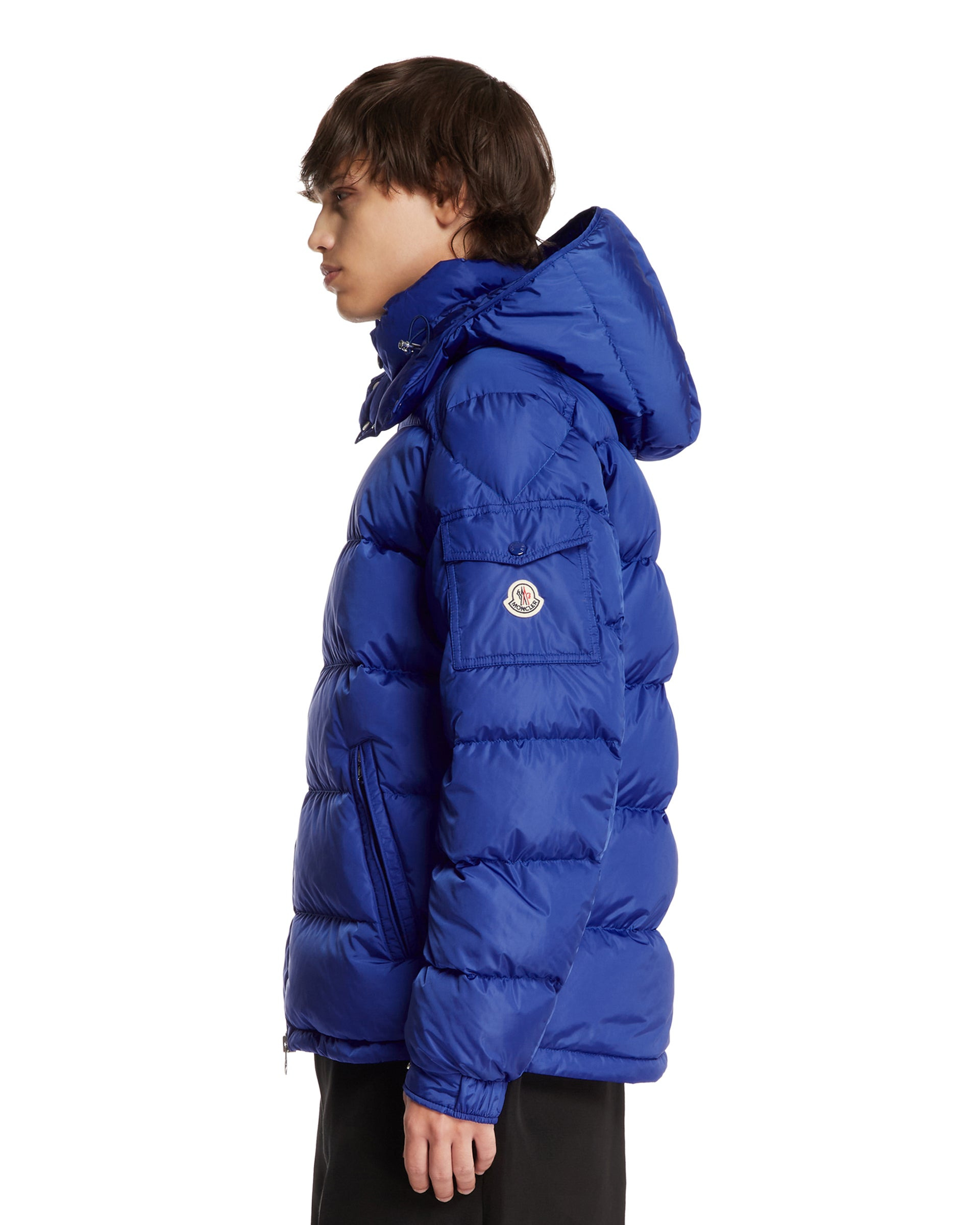 Blue Maya Short Down Jacket - 5