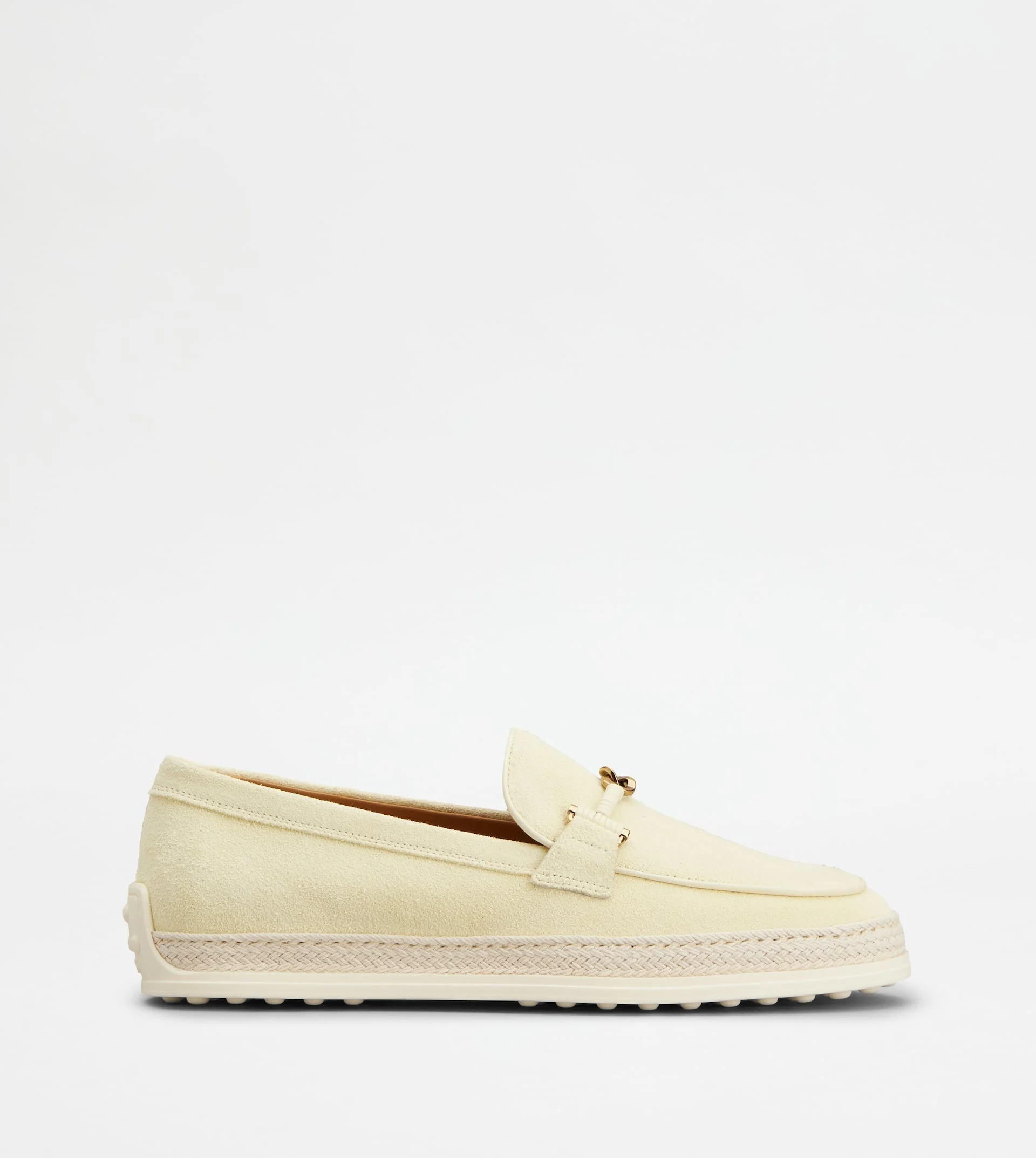 LOAFERS IN SUEDE - YELLOW - 1