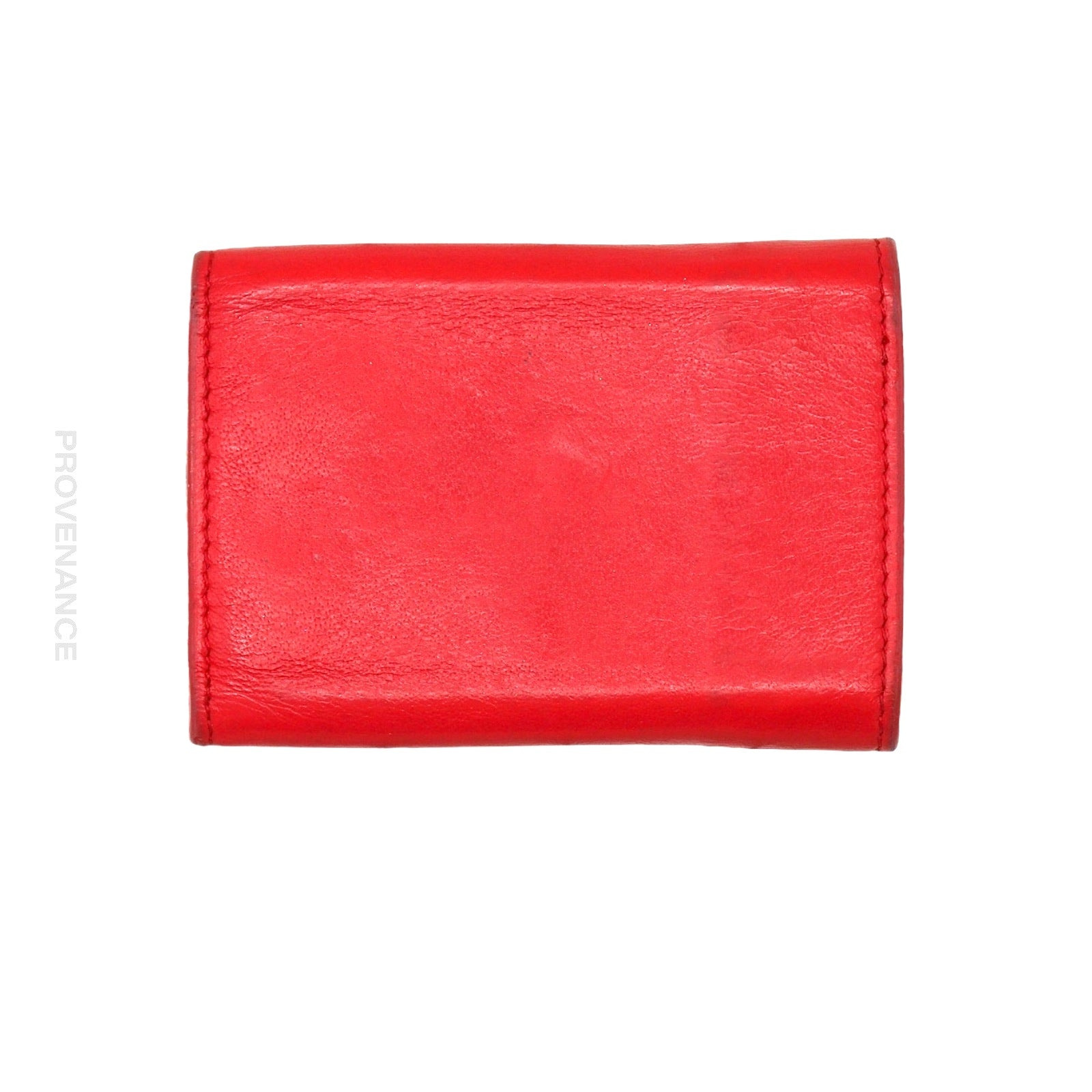 Balenciaga Papier Mini Wallet - Red Leather - 2